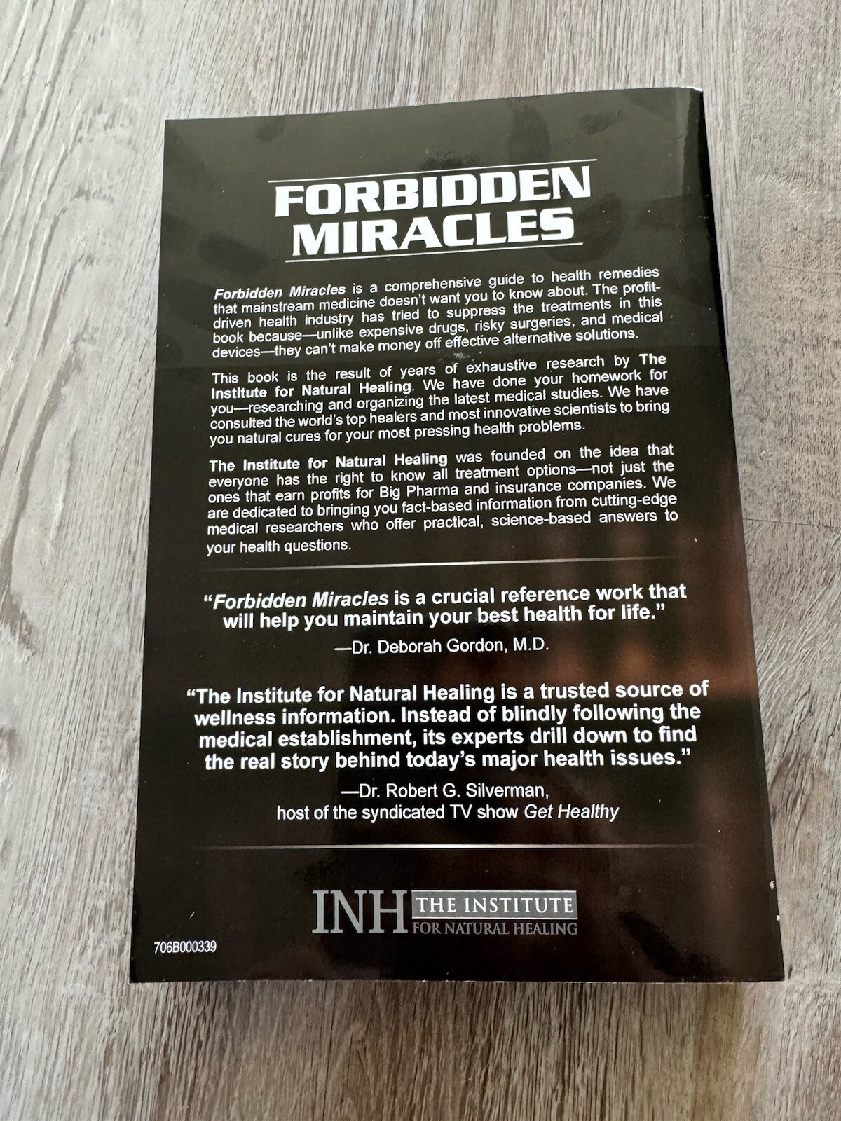 Forbidden Miracles Natural Healing Secrets Disease INH Medicine Health Nutrition