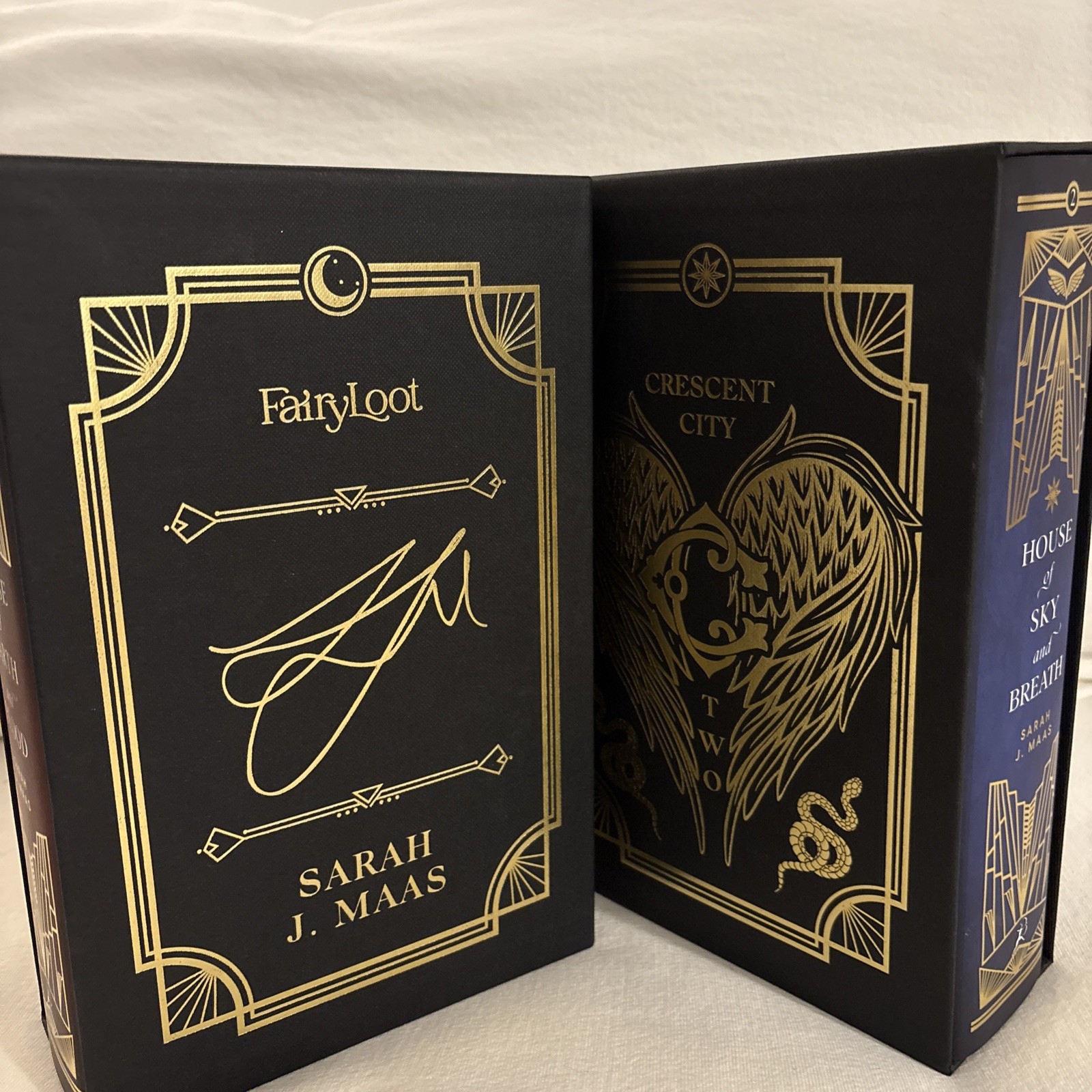 FairyLoot Exclusive Slipcase Edition – Books 1 & 2 Crescent City By Sarah J Maas