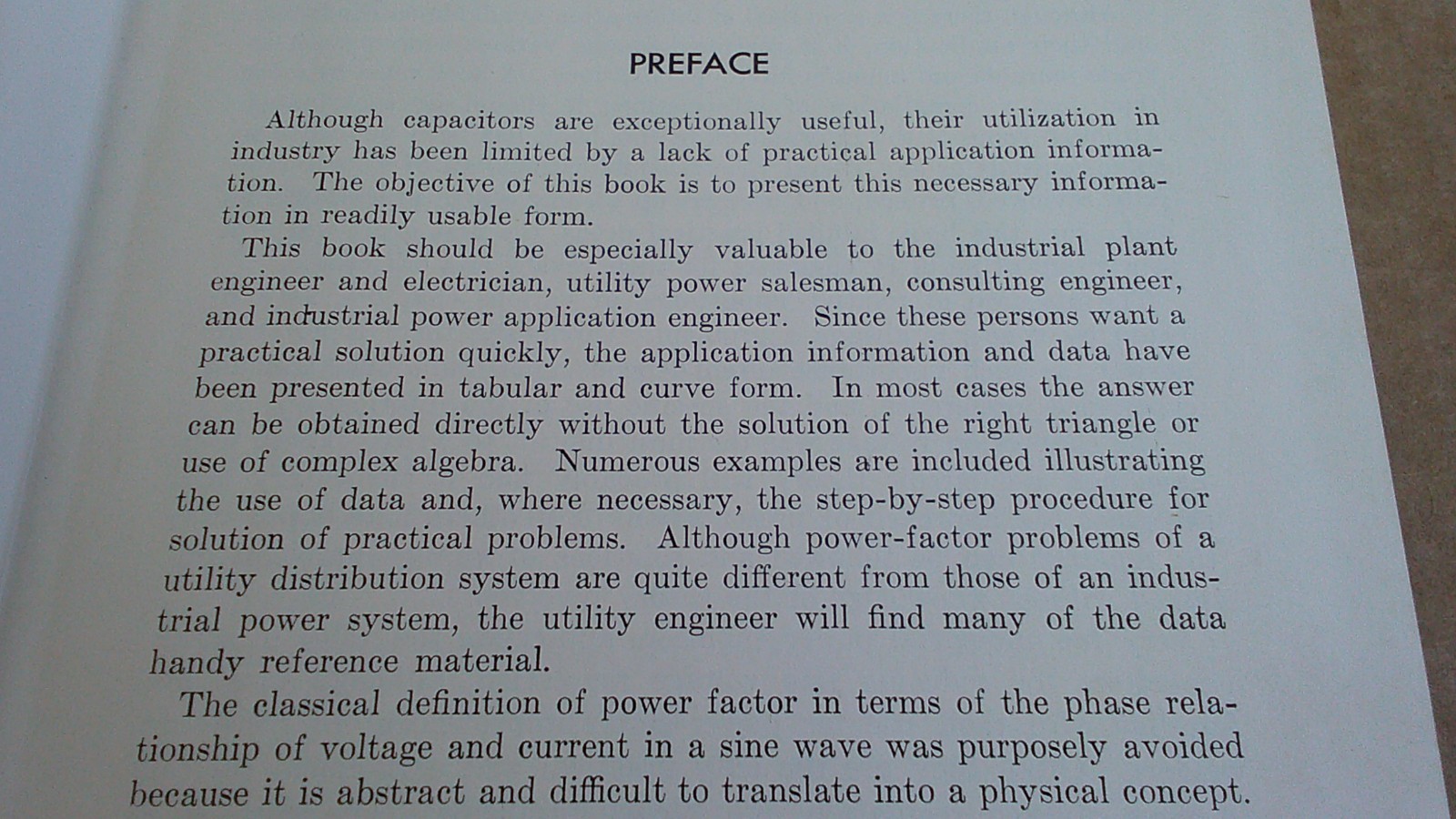 1950 GE Capacitors for Industry Book by Bloomquist General Electric
