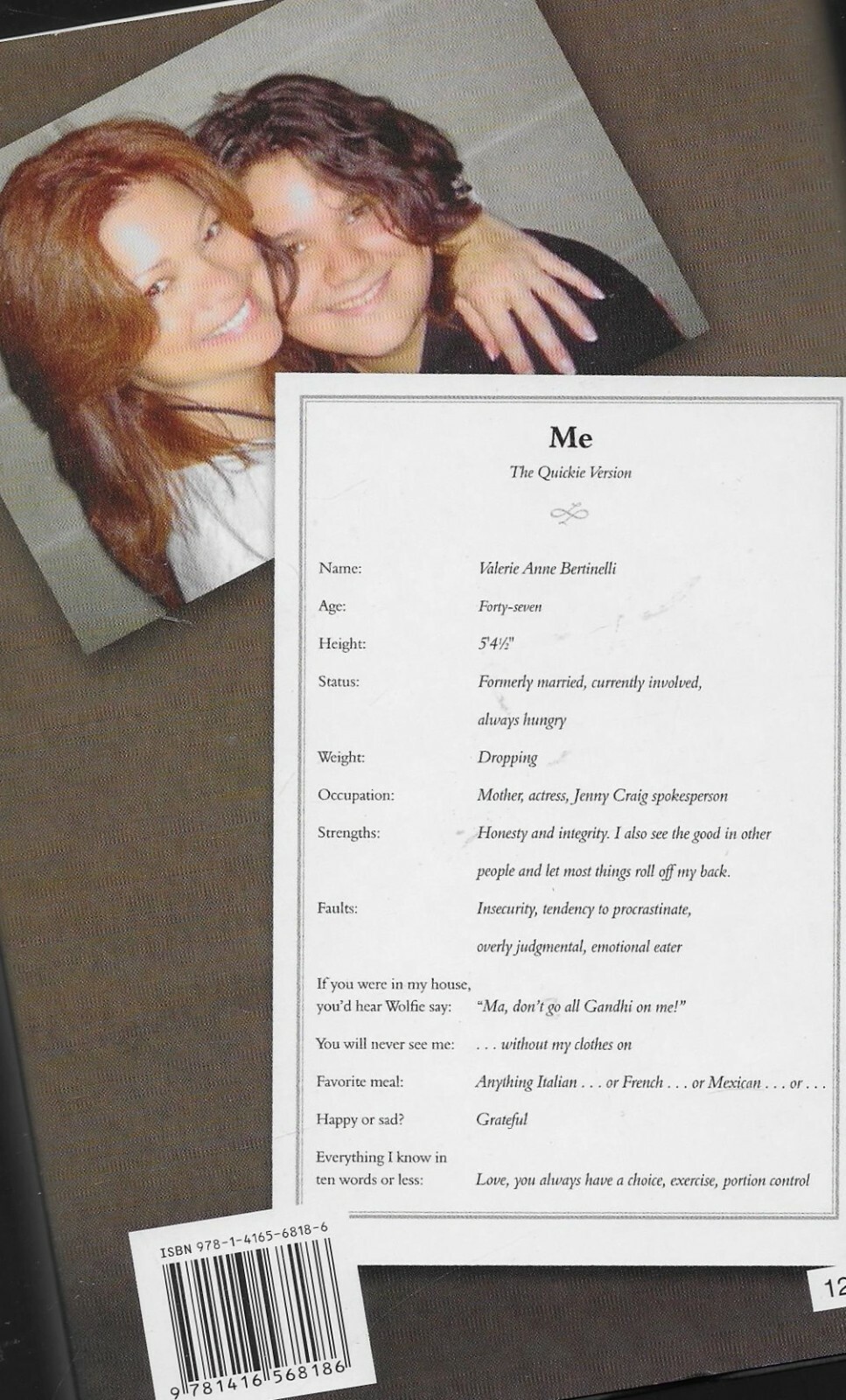 Losing It : And Gaining My Life Back One Pound at a Time by Valerie Bertinelli