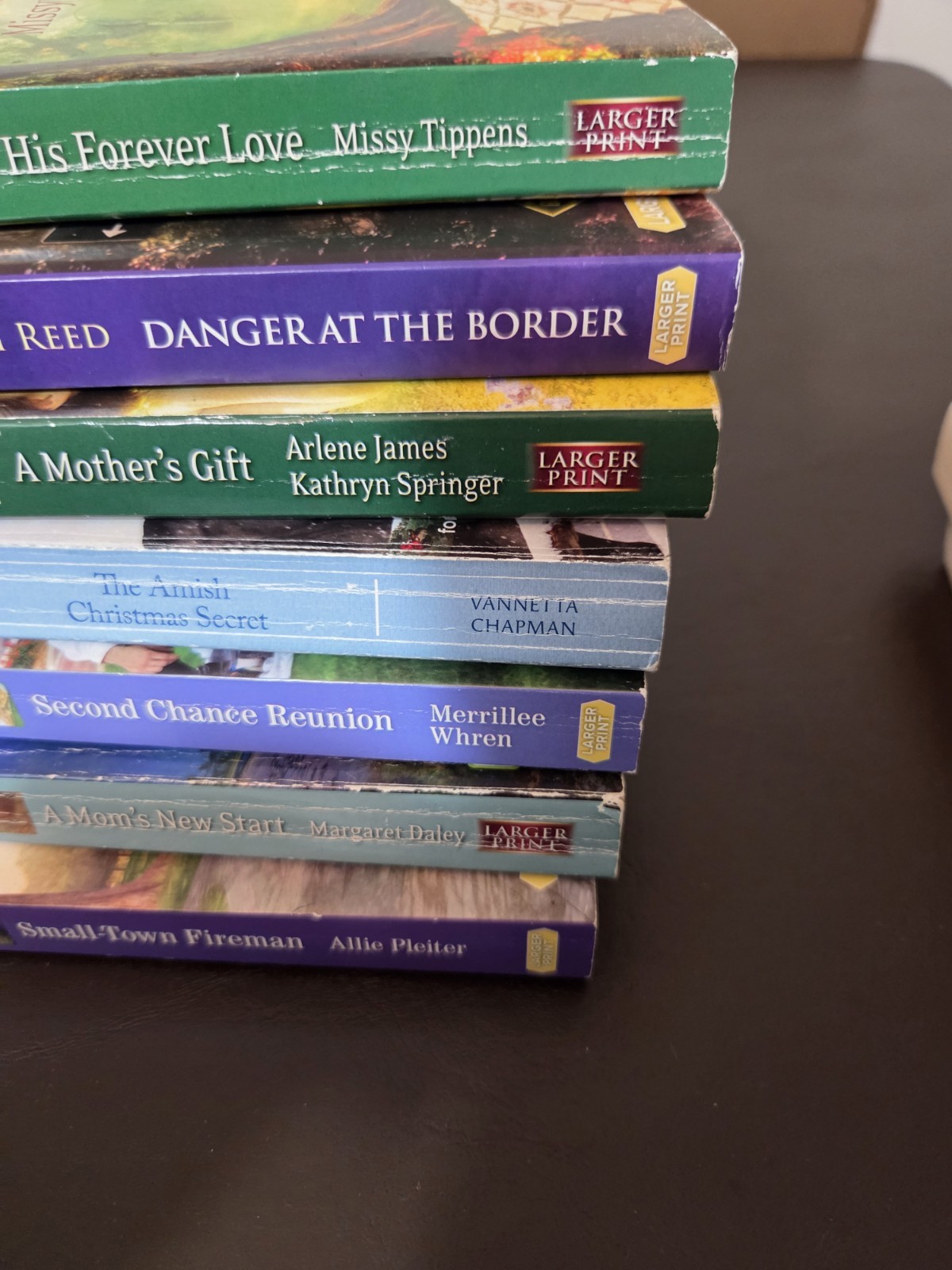 Love Inspired books larger print LOT OF 12 Paperbacks christian romance