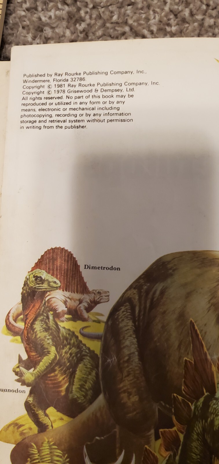 Lot Of 4 Children’s Dinosaur Picture Books Educational Fold Out Flaps 1 Vintage