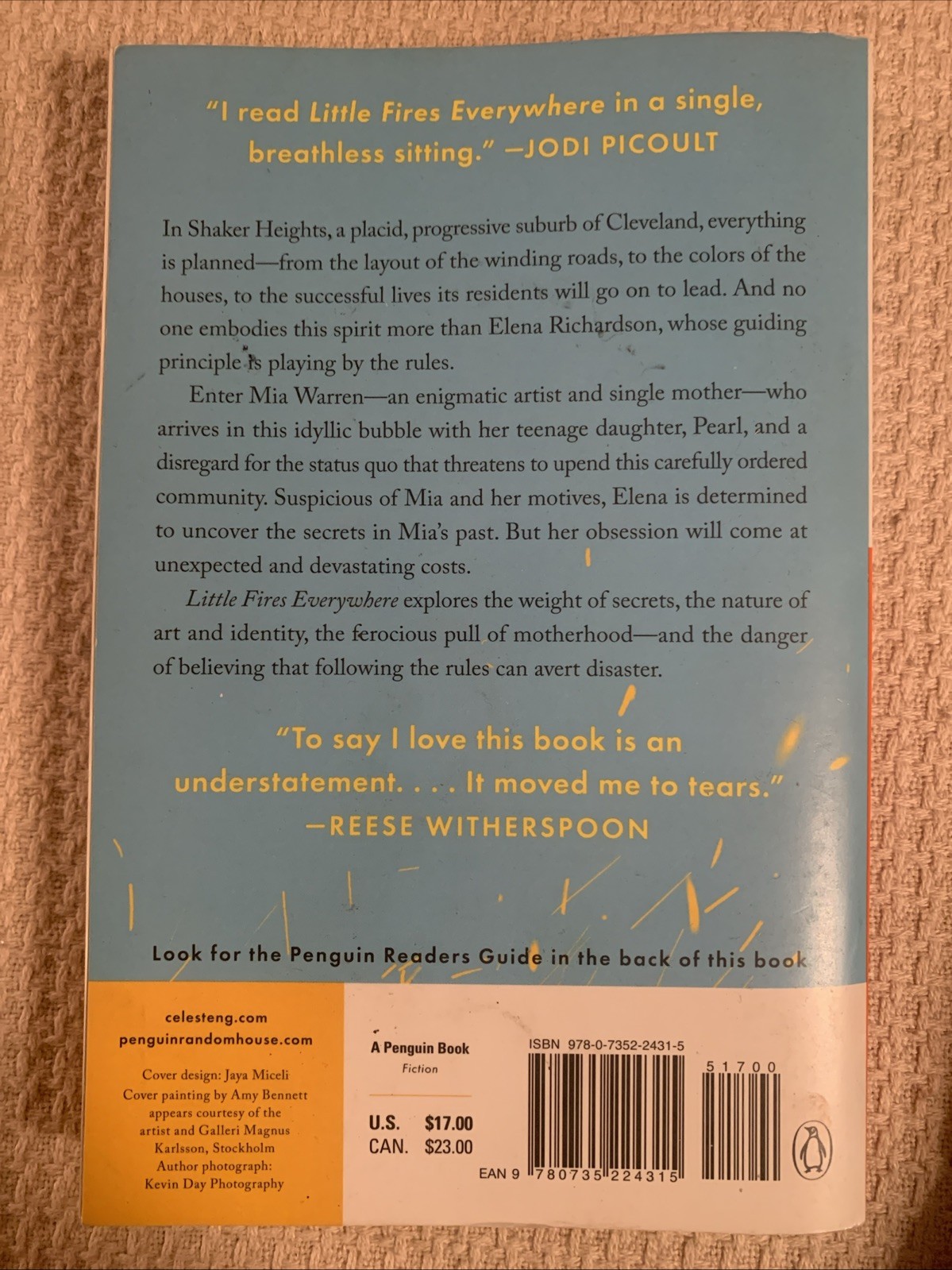 Little Fires Everywhere by Celeste NG (2019, Paperback)