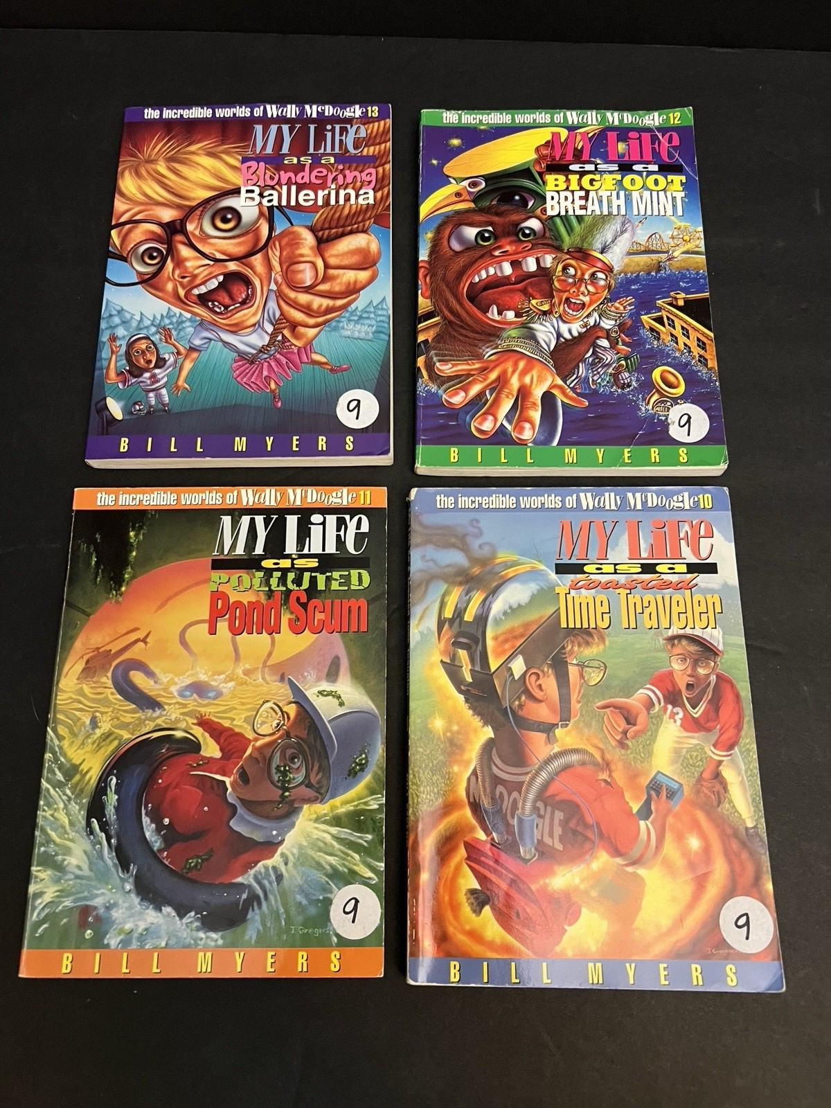 The Incredible World of Wally McDoogle “MY LIFE AS A” Lot of 10 Books Bill Myers
