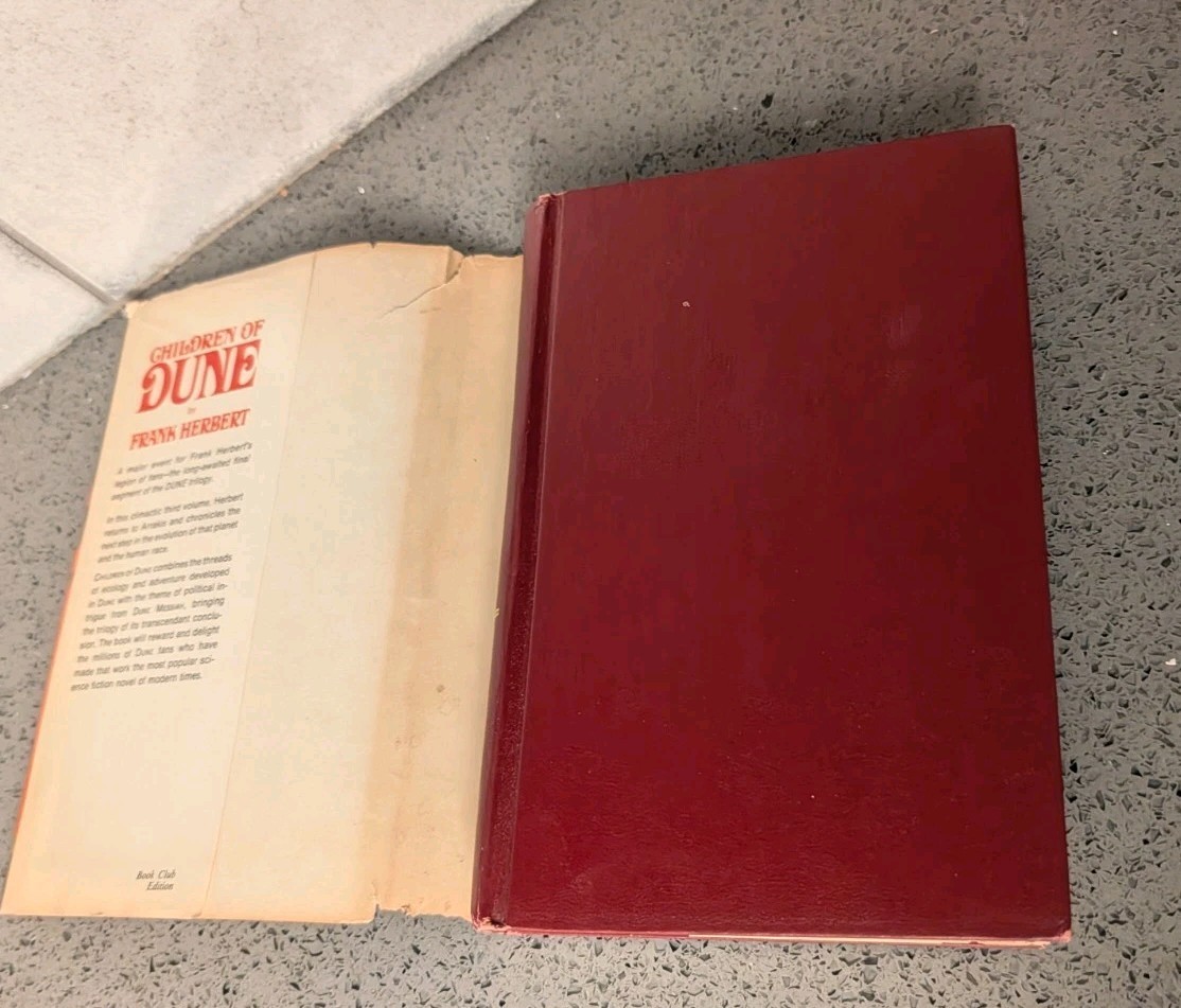 Frank Herbert – Children of Dune 1976 Book Club HC/DJ Vintage **SEE PHOTOS**