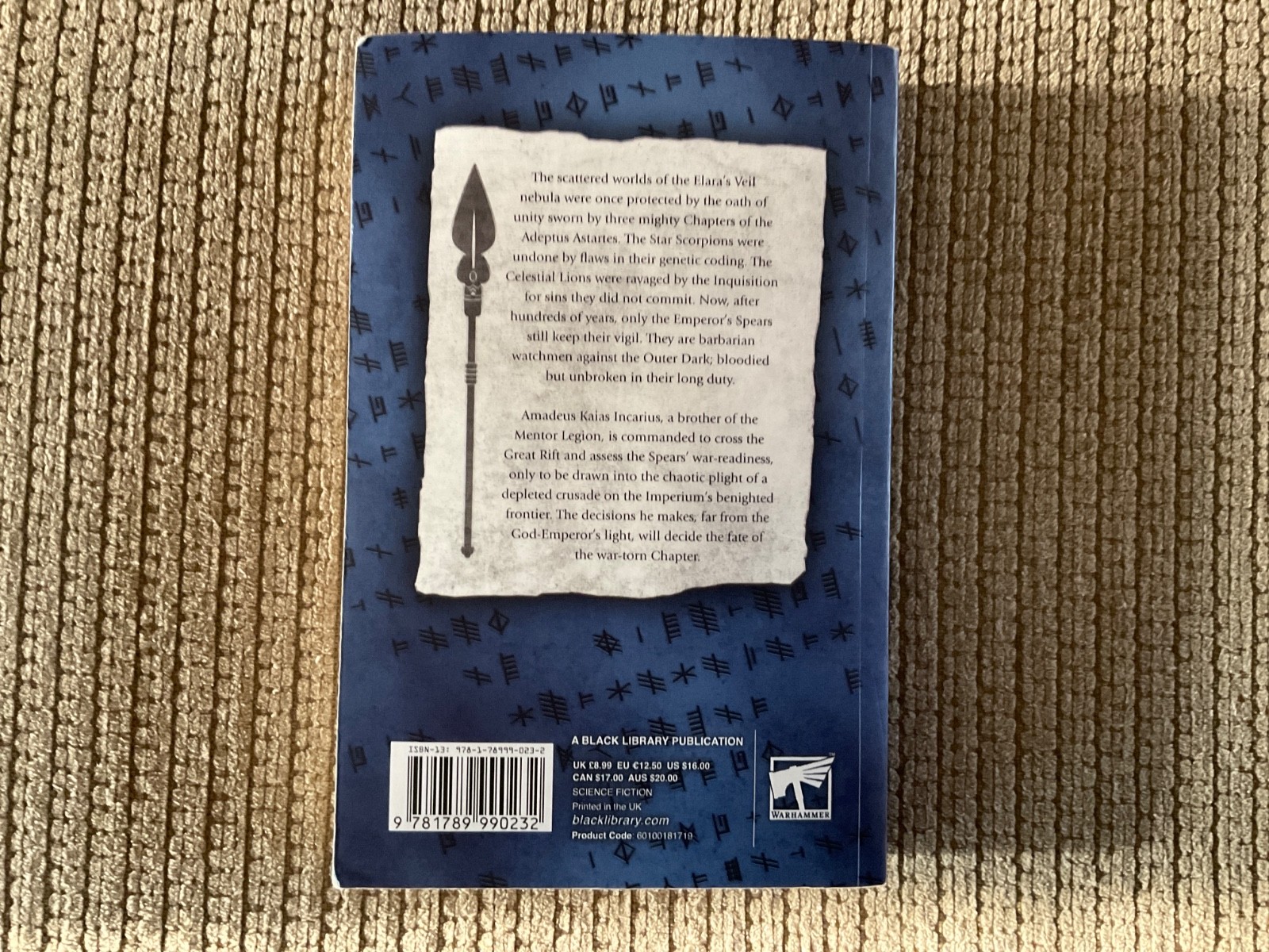 Warhammer 40k: Spear of the Emperor by Aaron Dembski-Bowden, TPB 2019