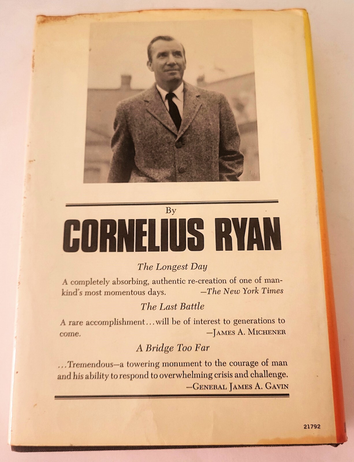 A Bridge Too Far by Cornelius Ryan (1974, Hardcover) Vintage 1st Edition