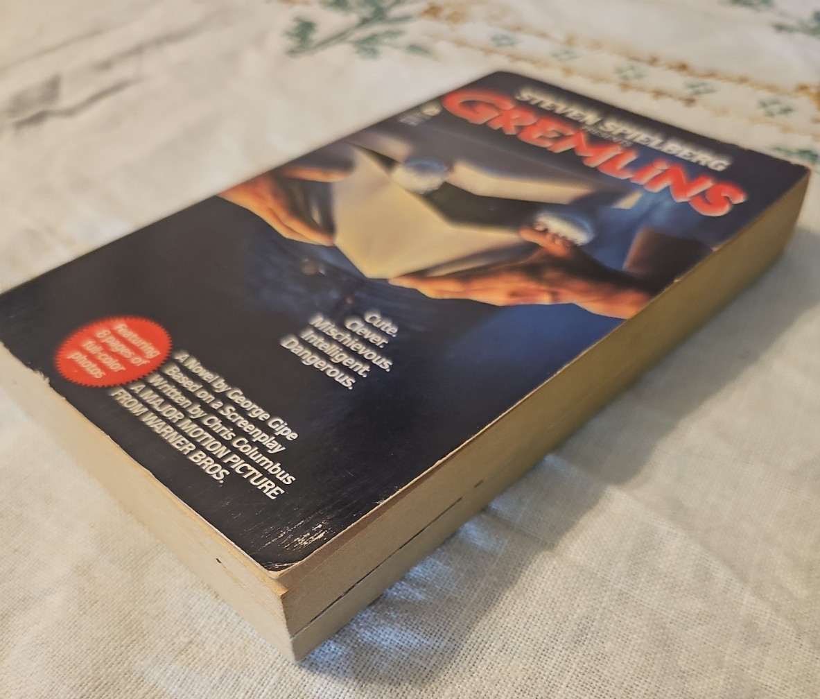 Vintage Gremlins Book by George Gipe Steven Spielberg Avon Illustrated Photos