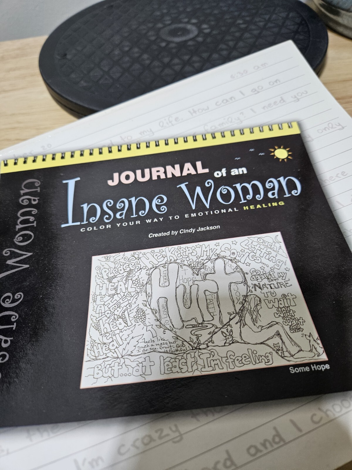 Journal Of An Insane Woman By Cindy Jackson-8 Pages Colered CHRISTIAN