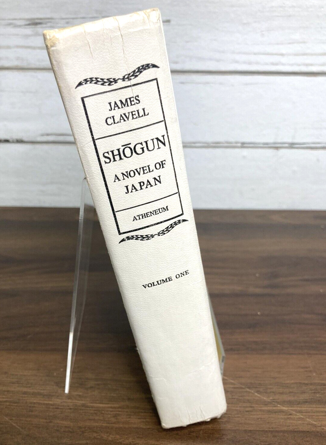 SHOGUN A Novel of Japan Volume 1 James Clavell 1975 VTG Yellow Hardcover Book