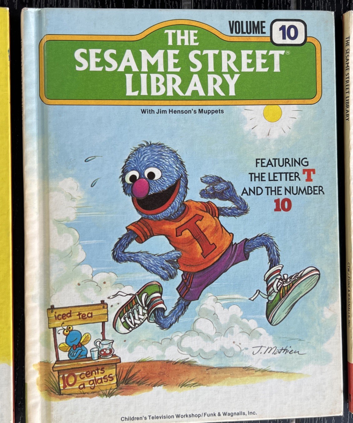 The Sesame Street Library Volumes 9, 10 & 11 Vintage 1978 3 Hardcover Books CTW