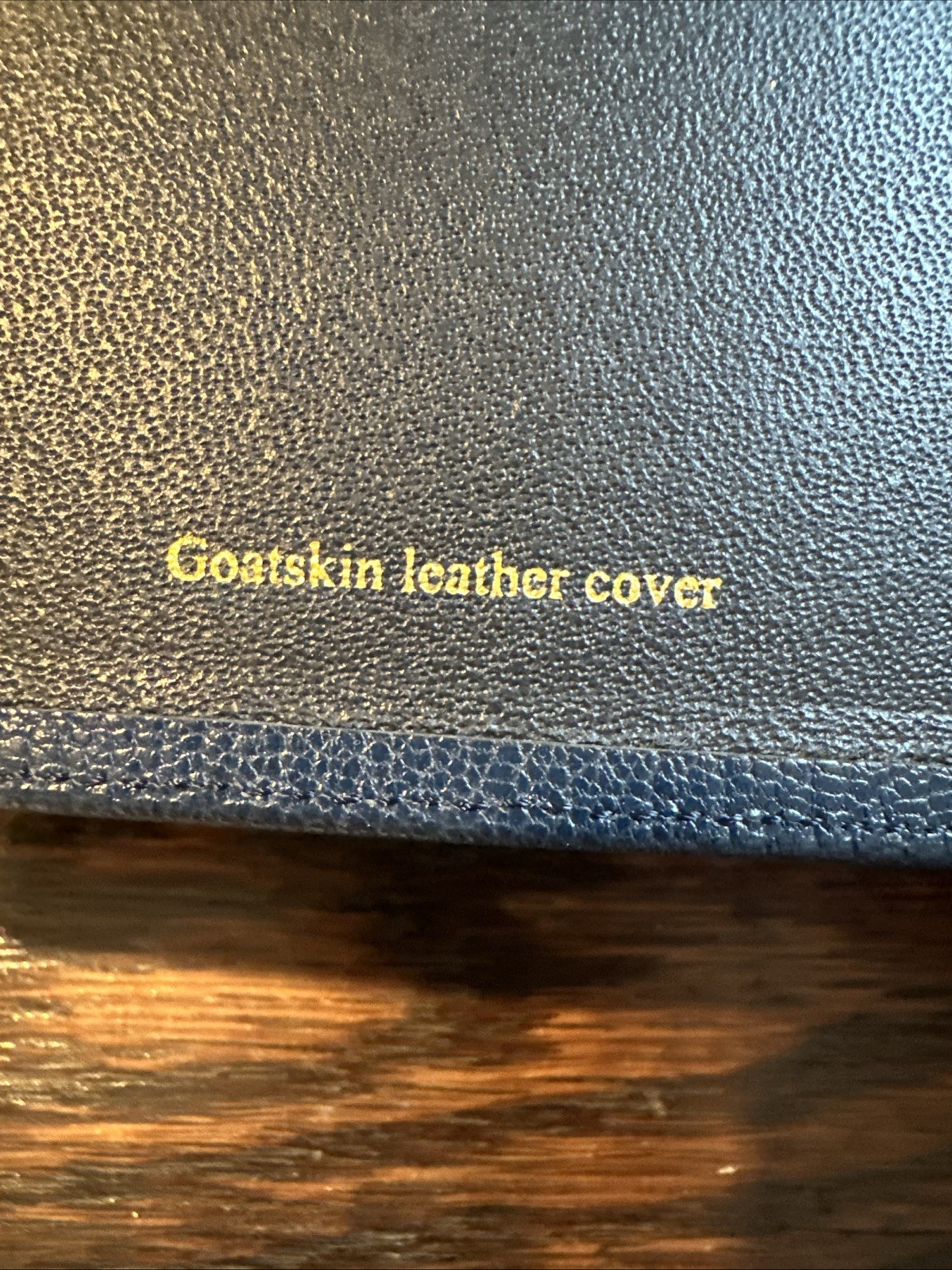 Cambridge Turquoise Ref KJV BIBLE Blue Goatskin Brand New!