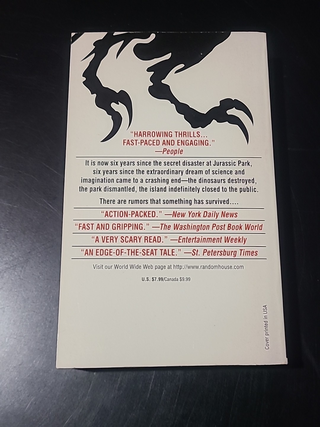 The Lost World by Michael Crichton (1995) * Paperback – RARE – SPECIAL EDITION