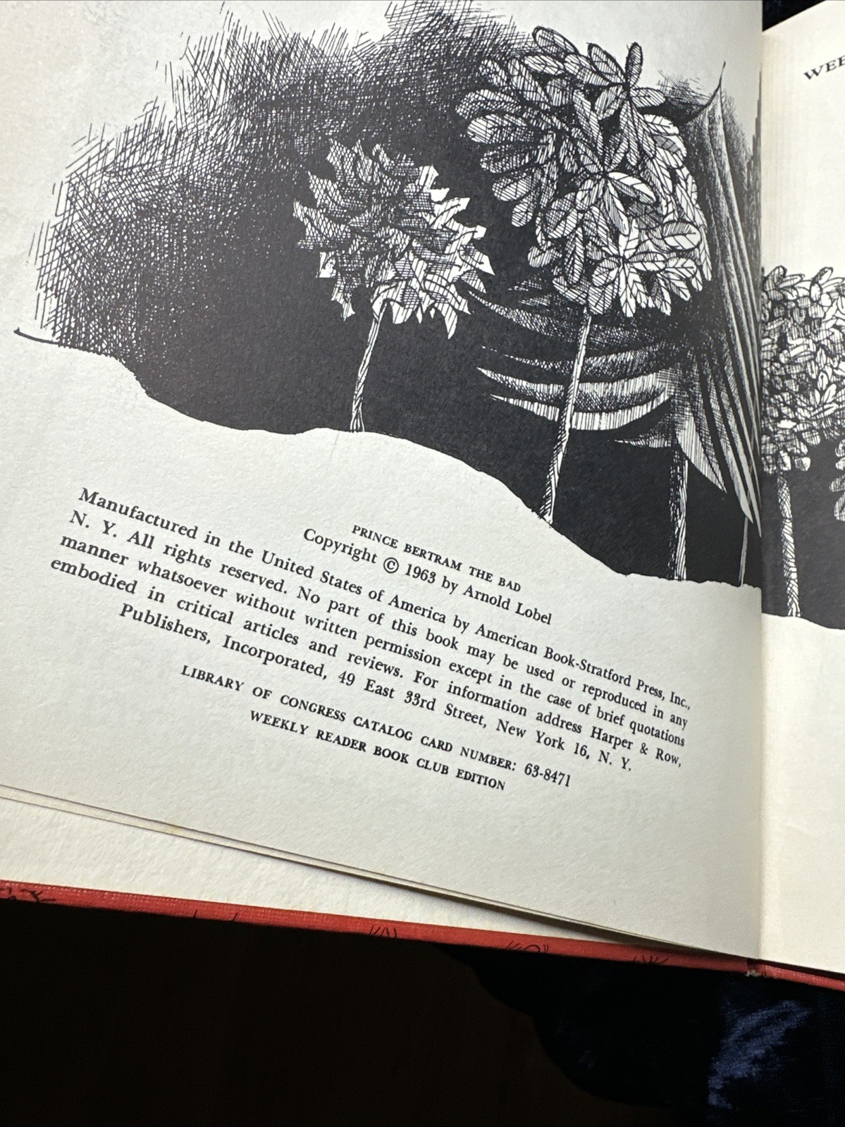 Prince Bertram The Bad, 1963 – Hardback Children’s Book – by Arnold Lobel