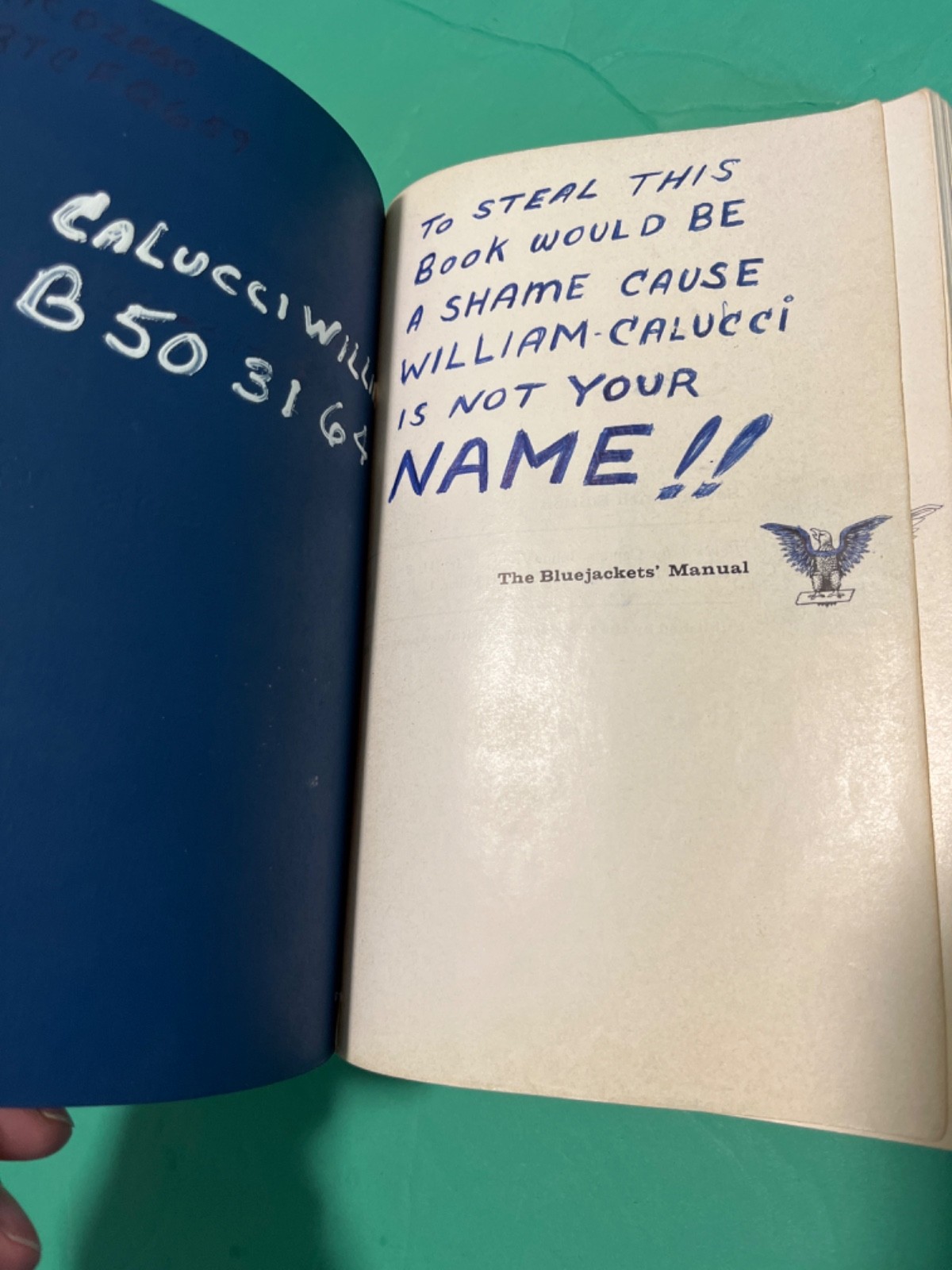 THE BLUEJACKETS’ MANUAL 17th EDITION By Naval Institute Press 1965 Navy