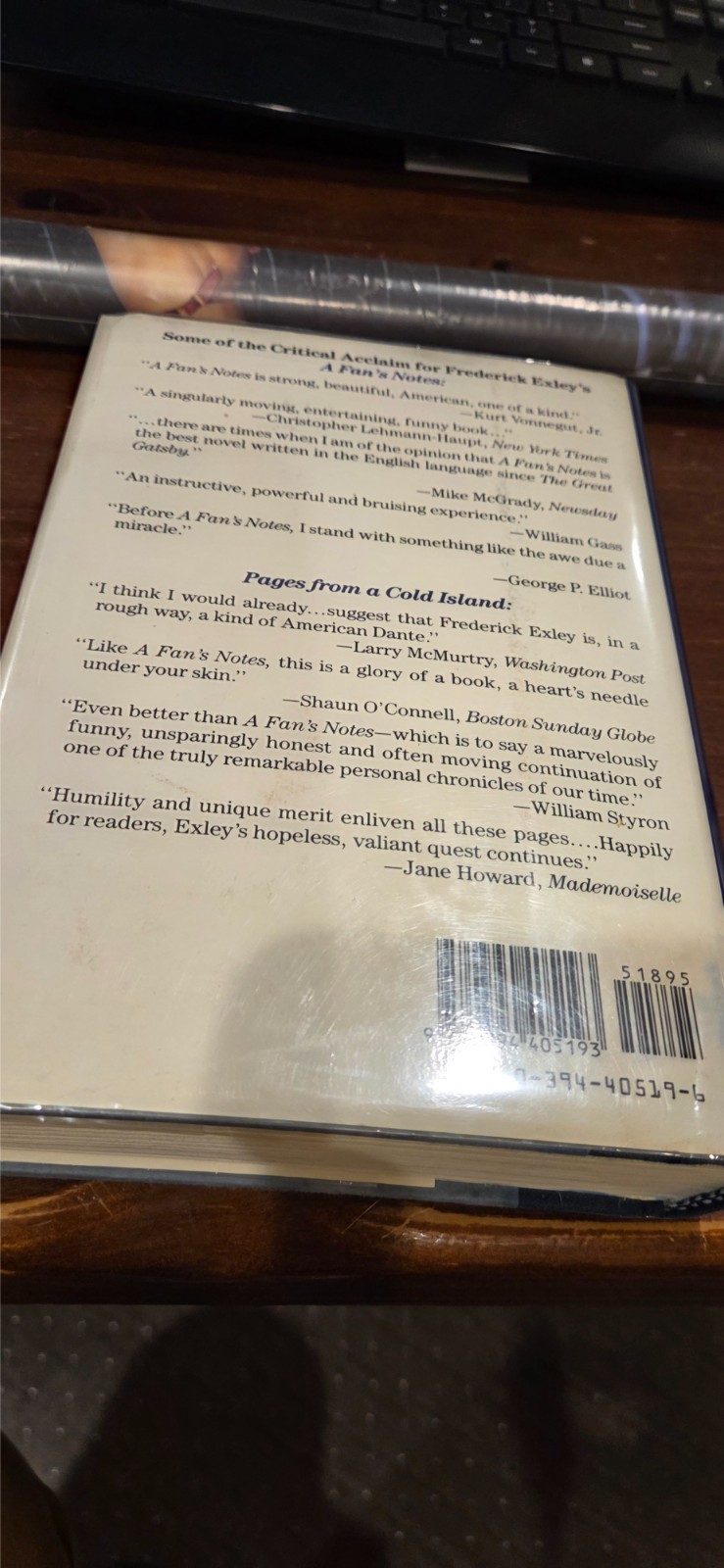 Pages From A Cold Island and Last Notes From Home, Frederick Exley’s last two