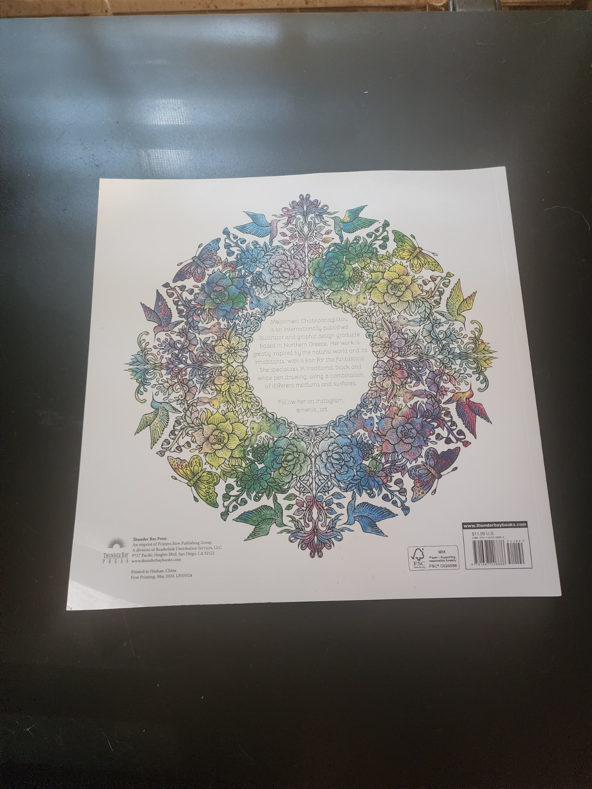Nature Mandalas Coloring Books, A Coloring Meditation, by Chatzipanagiotou