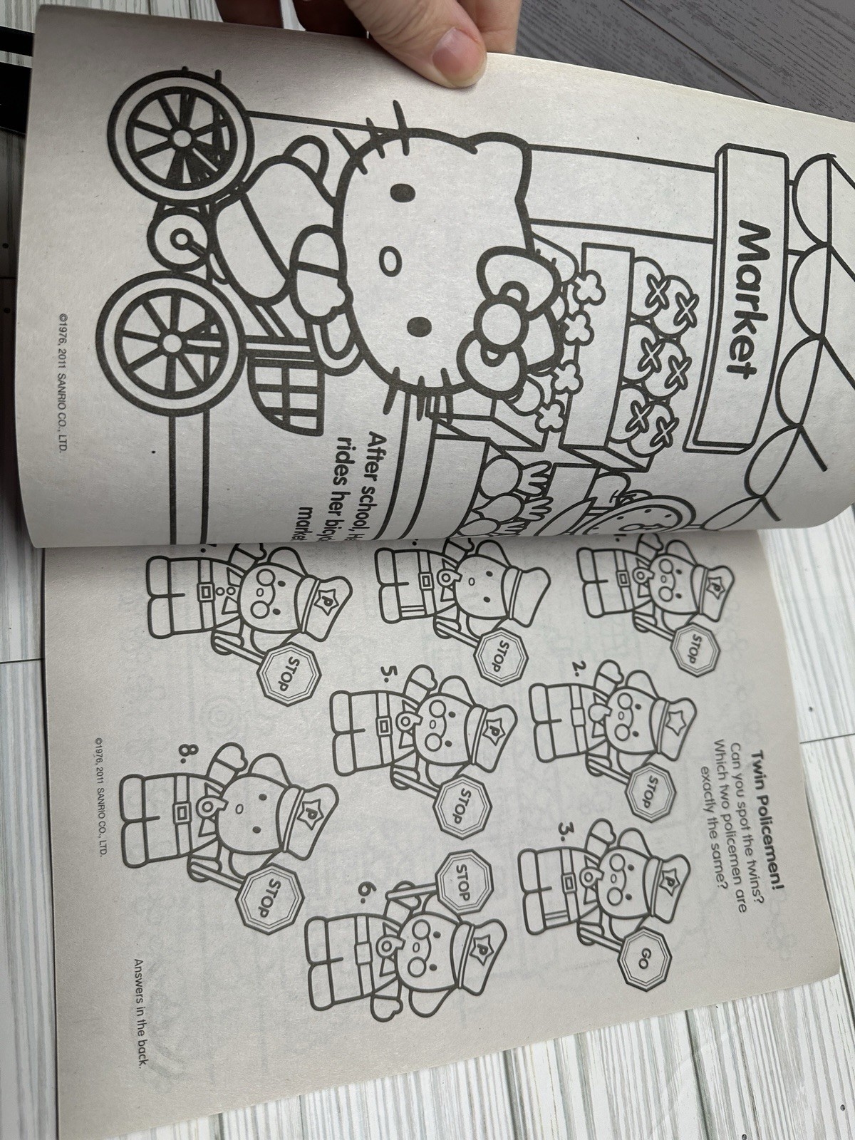 Vintage 2011 Hello Kitty Coloring and Activity Book NEW Bendon