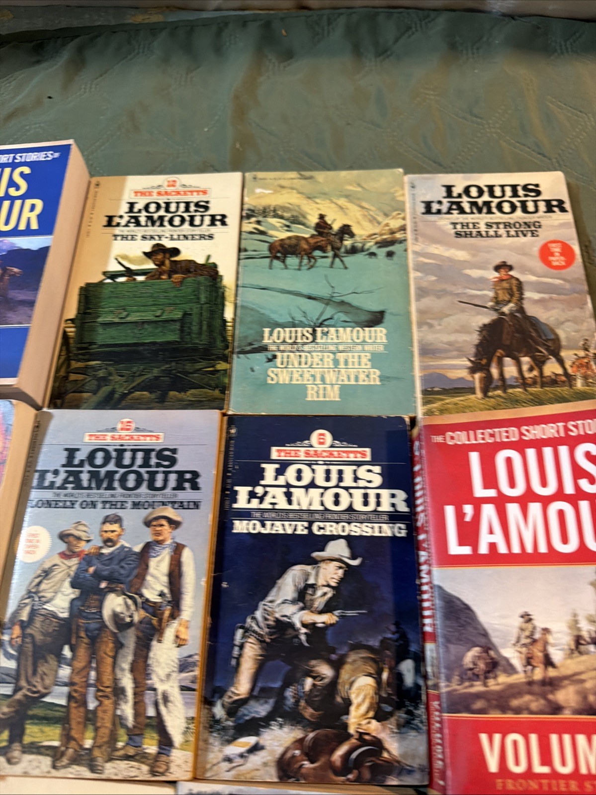 Huge Louis L’Amour Lot 11 Western Paperback Books Vintage Collection