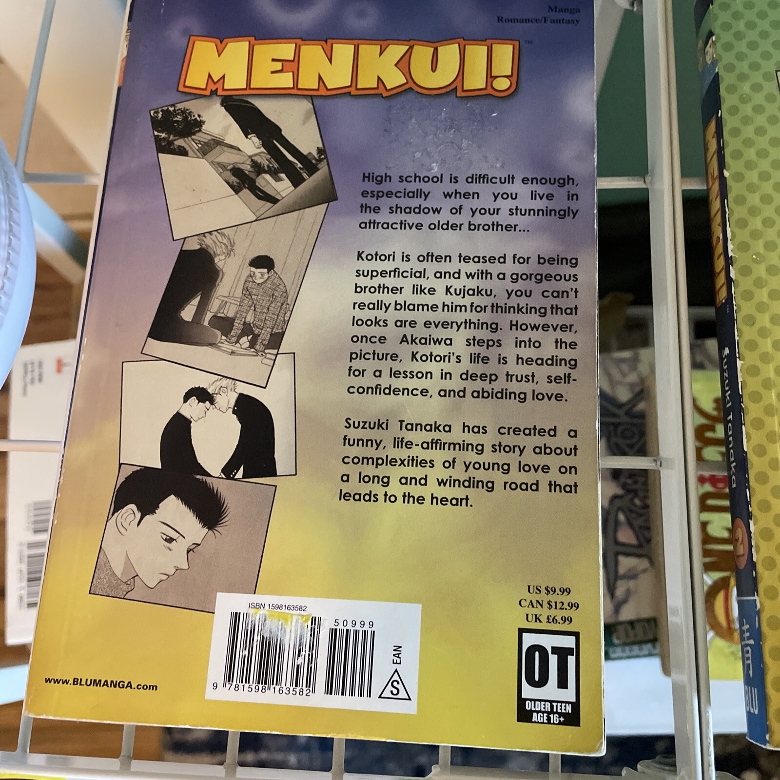 Menkui! by Suzuki Tanaka Lot Of 3 Manga Graphic Novel vol 1-3 English 1st Print