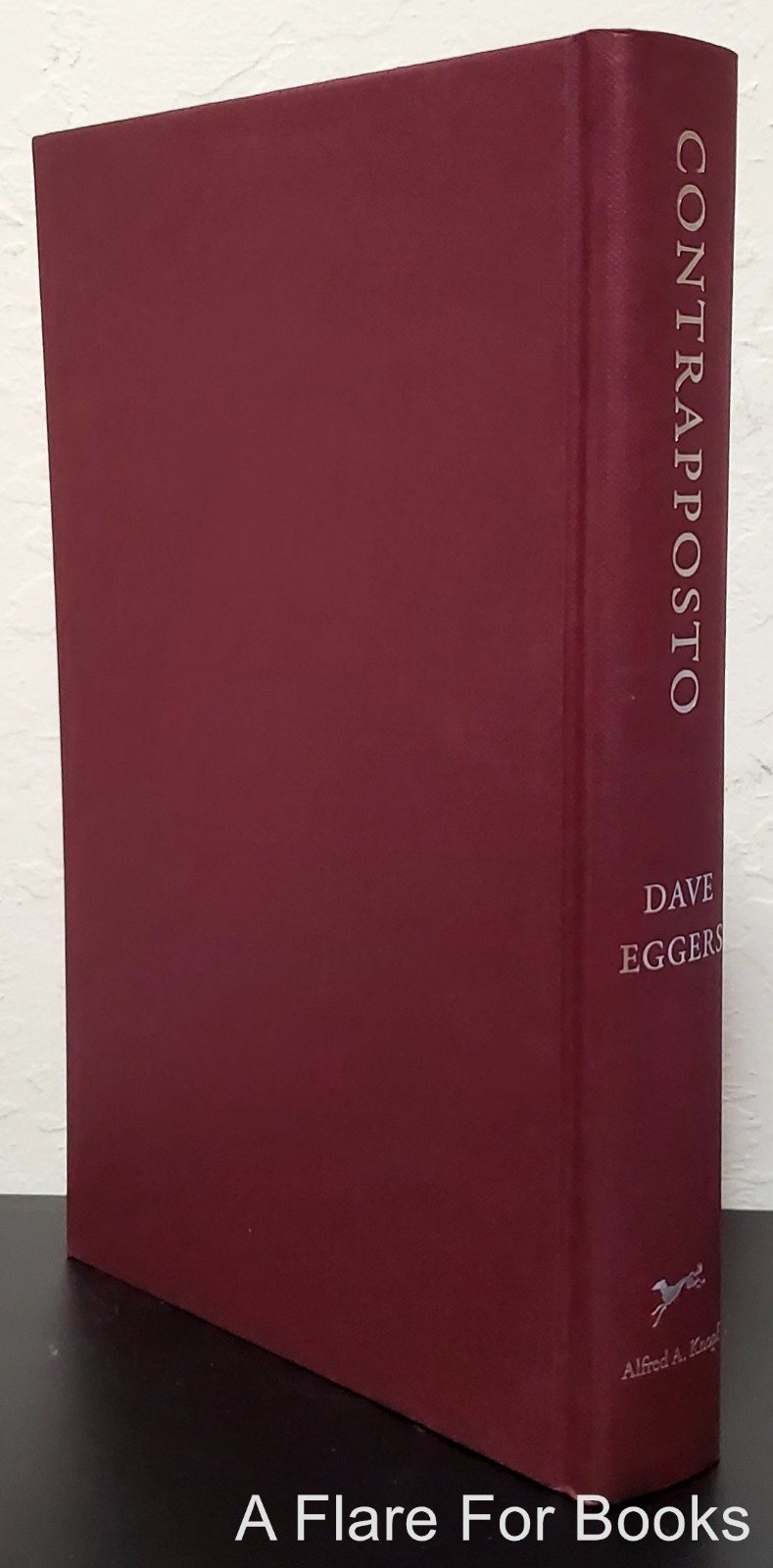 Contrapposto by Dave Eggers – Signed 1st Hb Edn