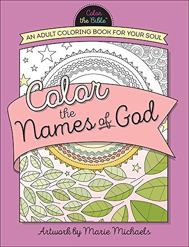 COLOR THE NAMES OF GOD: AN ADULT COLORING BOOK FOR YOUR By Marie Michaels *Mint*