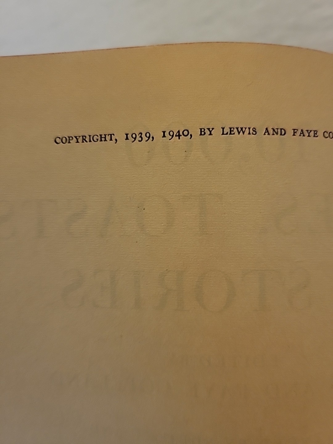 10000 Jokes Toasts and Stories Lewis & Faye Copeland 1940 hardcover