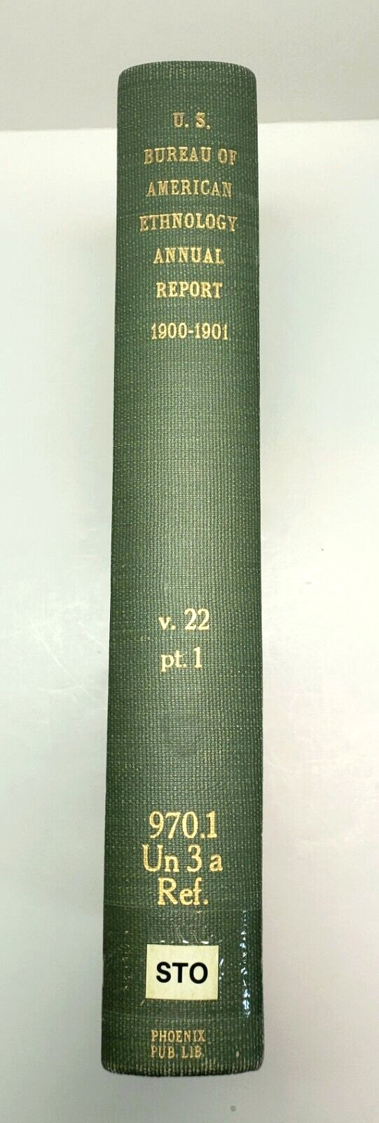 American Indian Ethnology Twenty Second 22nd Annual Report 1901-1902 Part 1