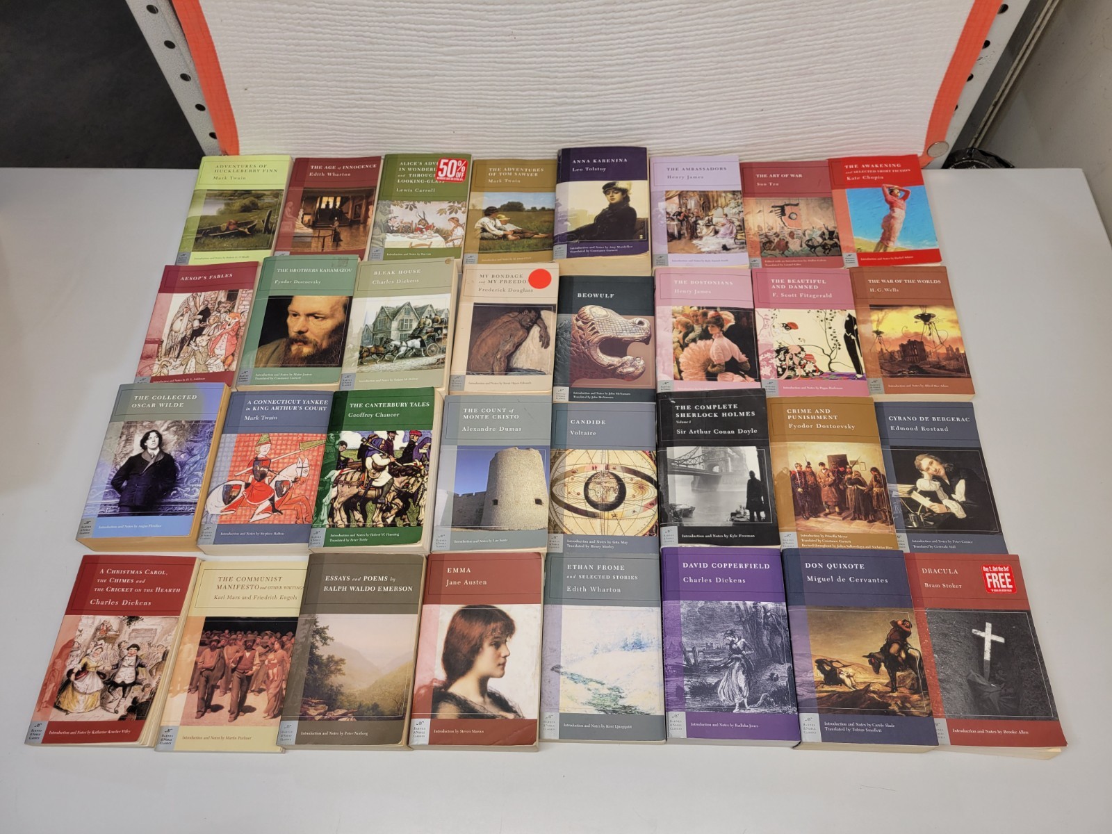 Huge Lot of 103 Barnes & Noble Classics Literature PB Books Various Author