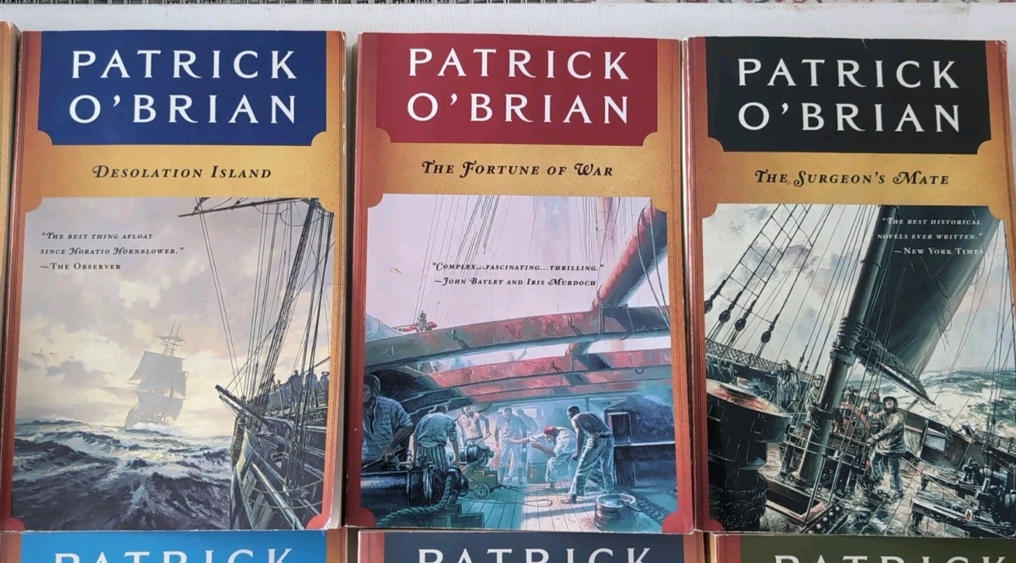 Lot Of 19 Patrick O’Brian,Norton Publishing, Paperback Books, No Vol. 2