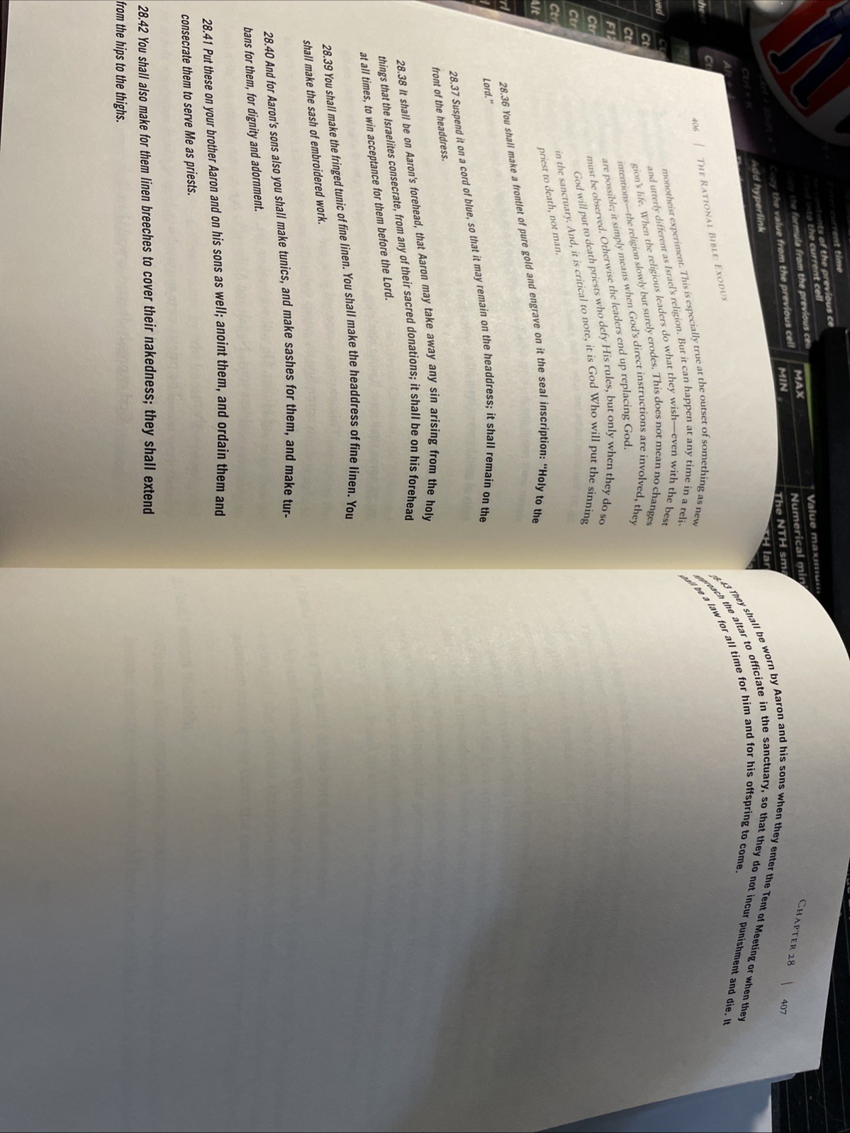 The Rational Bible: Exodus Hardcover Dennis Prager Very Good