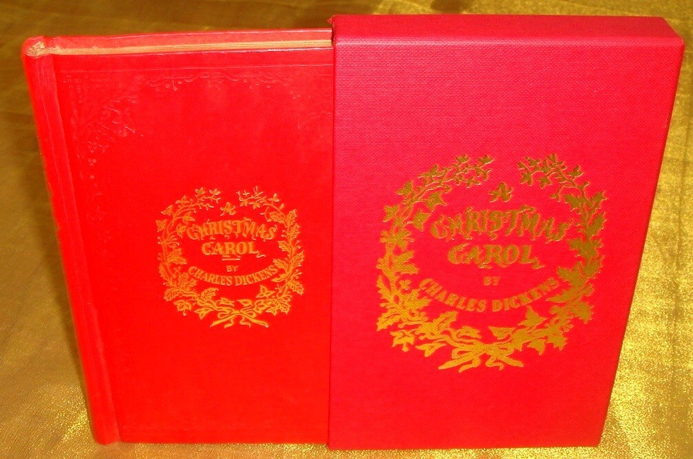 A CHRISTMAS CAROL Charles Dickens Fine Facsimile Edition & Slipcase – Gilt Edges