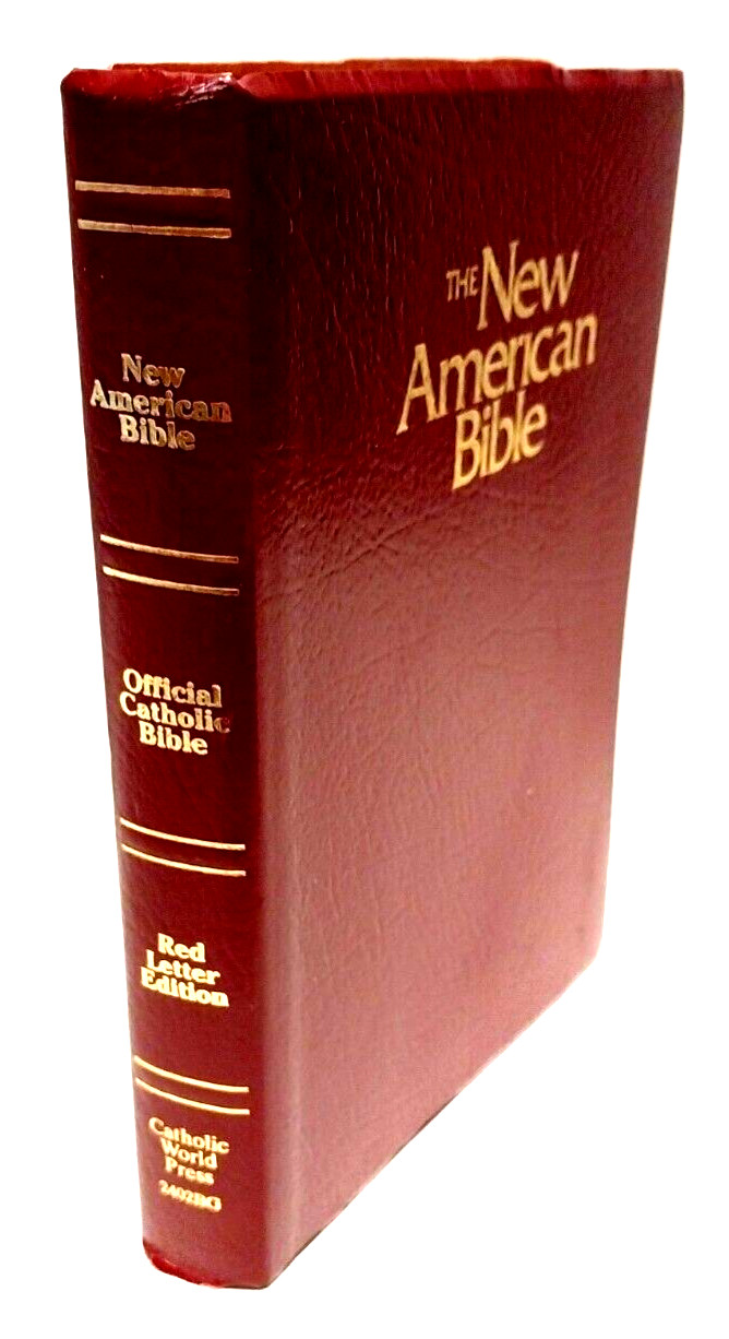 The New American Bible Catholic World Press Red Letter Edition 1987, 2402BG