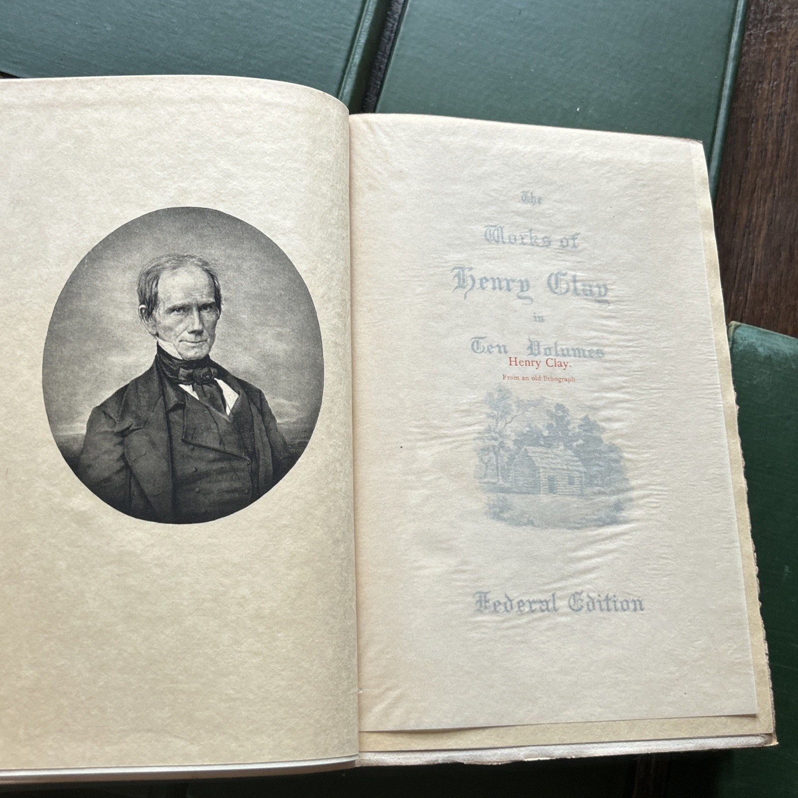 Set 9 Volumes 1904 The WORKS OF HENRY CLAY Federal Limited Edition SIGNED Books