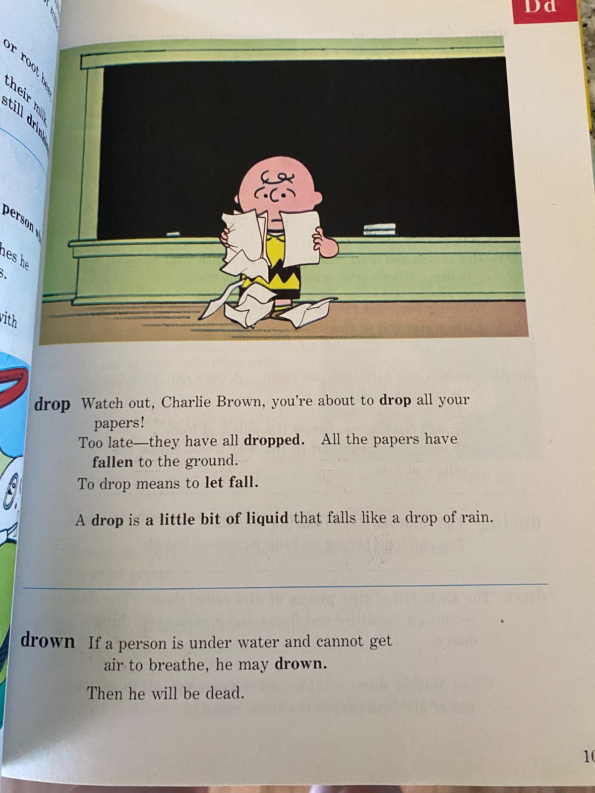 The Charlie Brown Dictionary Hardback Book Charles M Schulz Peanuts VTG 1973