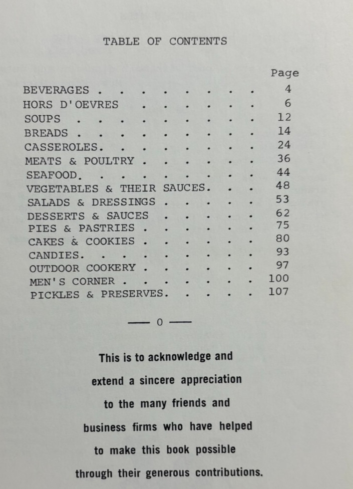 Manna From Heaven Cookbook, St. James Church Richmond Virginia, 1967 Revised Ed