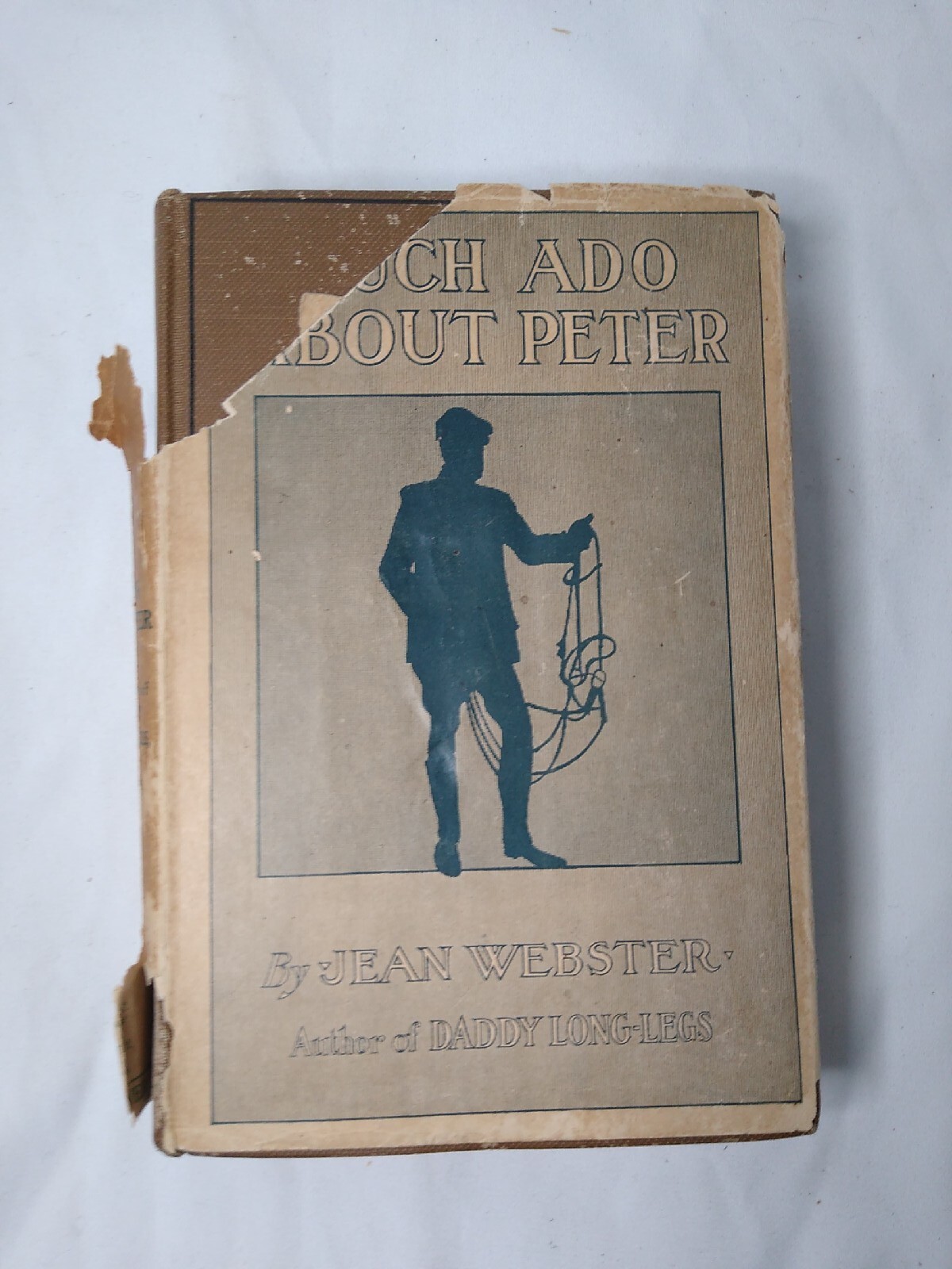 Much Ado About Peter by Jean Webster 1909 Antique Hardcover Torn Dust Jacket