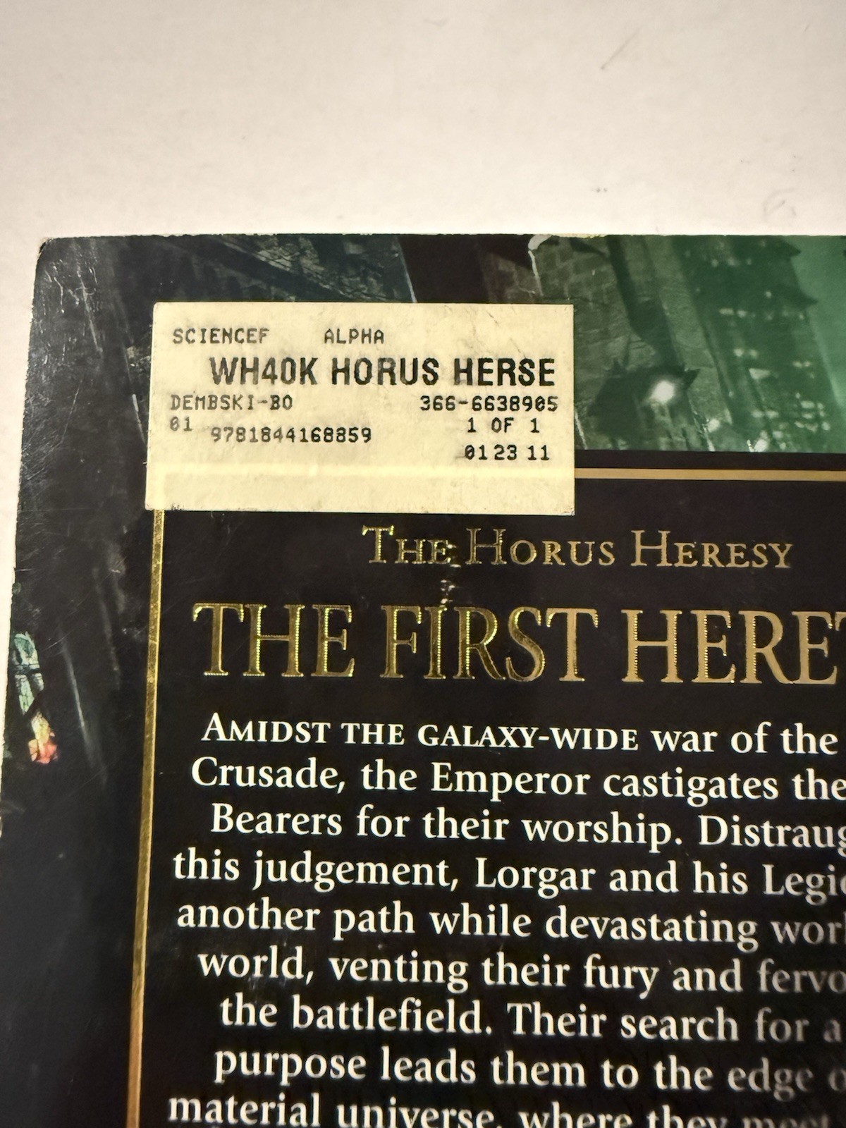 First Heretic by Aaron Dembski-Bowden (2010, Mass Market)