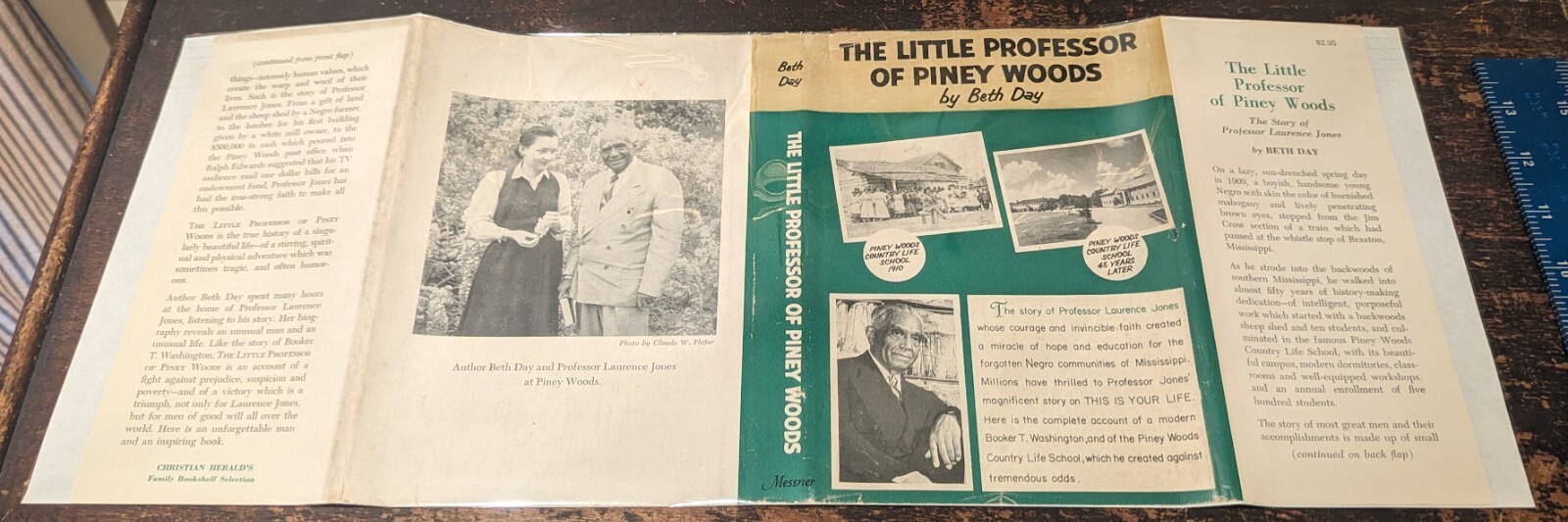 The Little Professor of Piney Woods by Beth Day-1955-1st-NY-Julian Messner-192pp