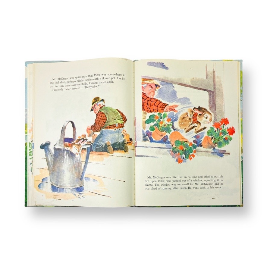 The Tales of Peter Rabbit Big Golden Book Beatrix Potter Children’s Picture Book