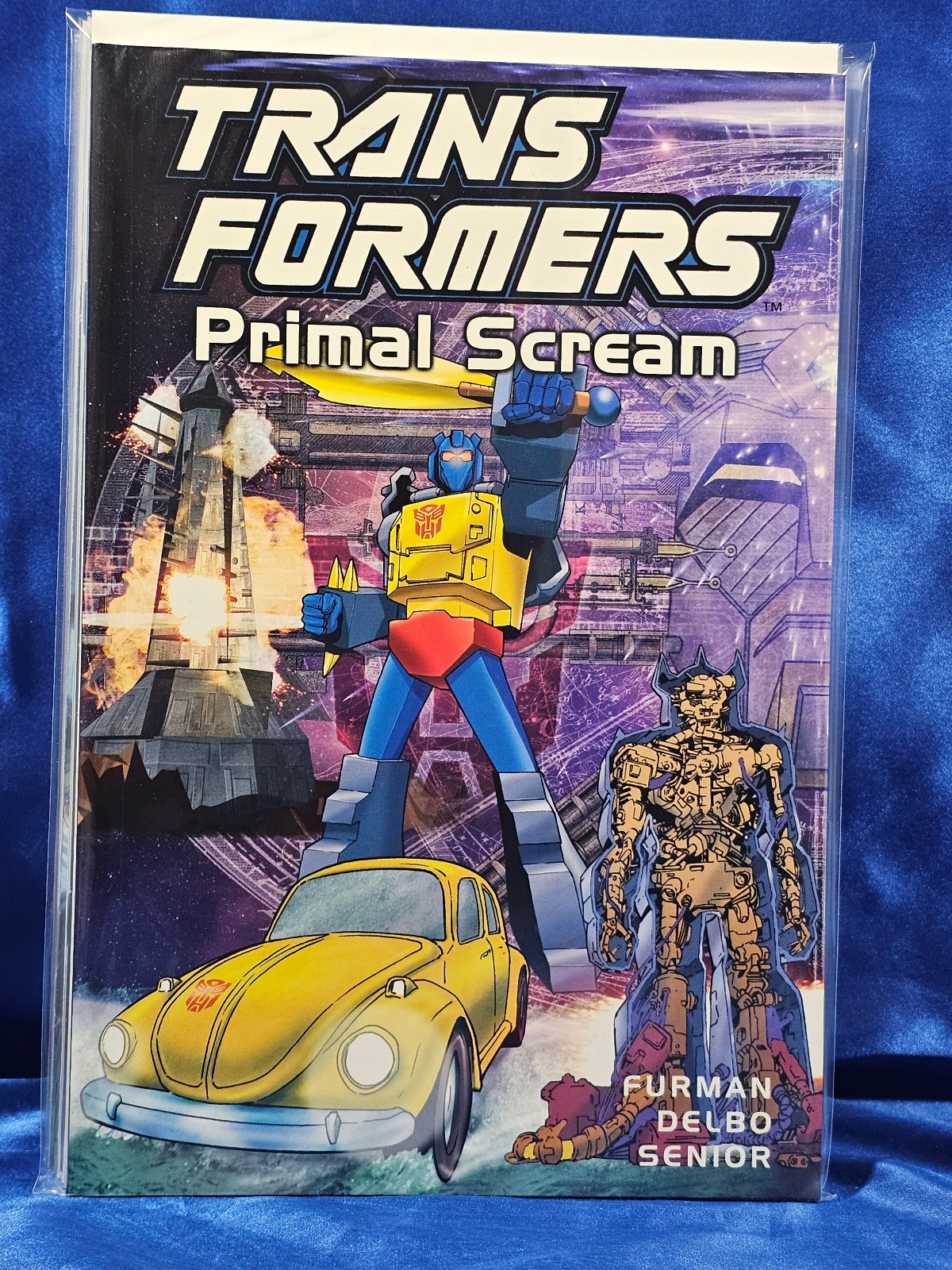 TRANSFORMERS G1: PRIMAL SCREAM TPB: TITAN BOOKS / MARVEL G1 VF/NM 9.0