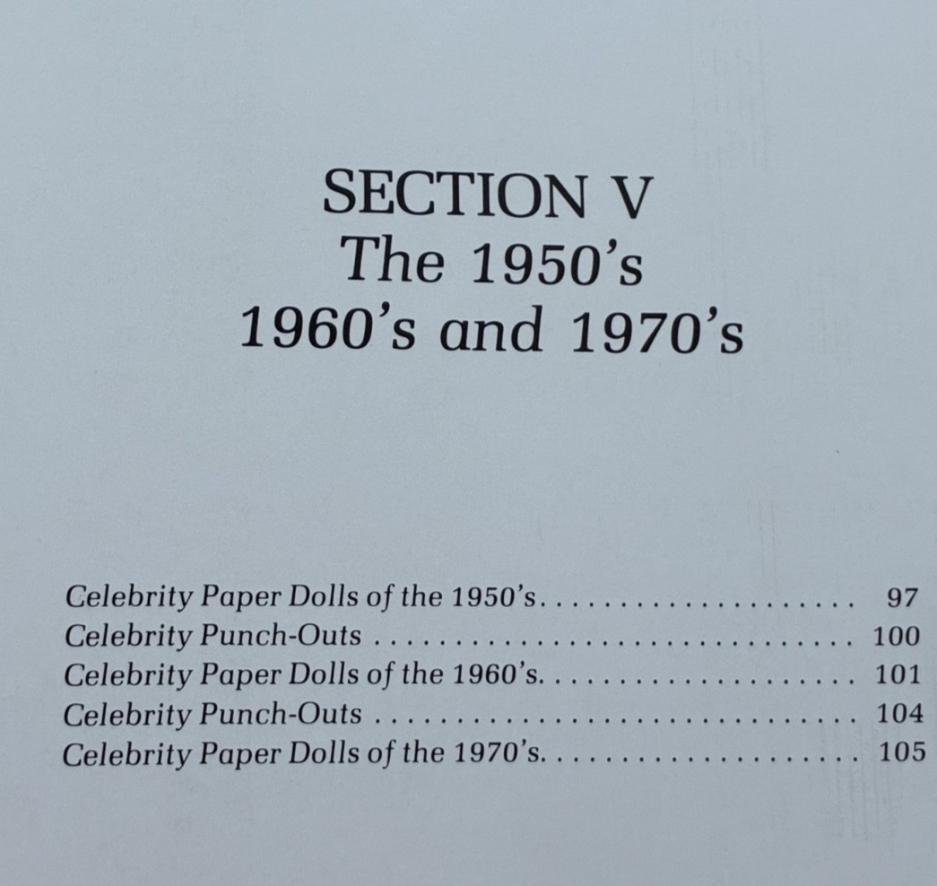 Paper Dolls of Famous Faces 1980 Jean Woodcock Encyclopedia Price Guide Vol 2