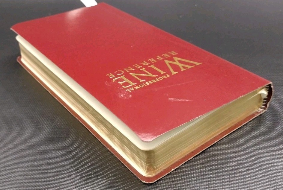 Professional Wine Reference, Simulated Leather Cover, Gold Edge, VG