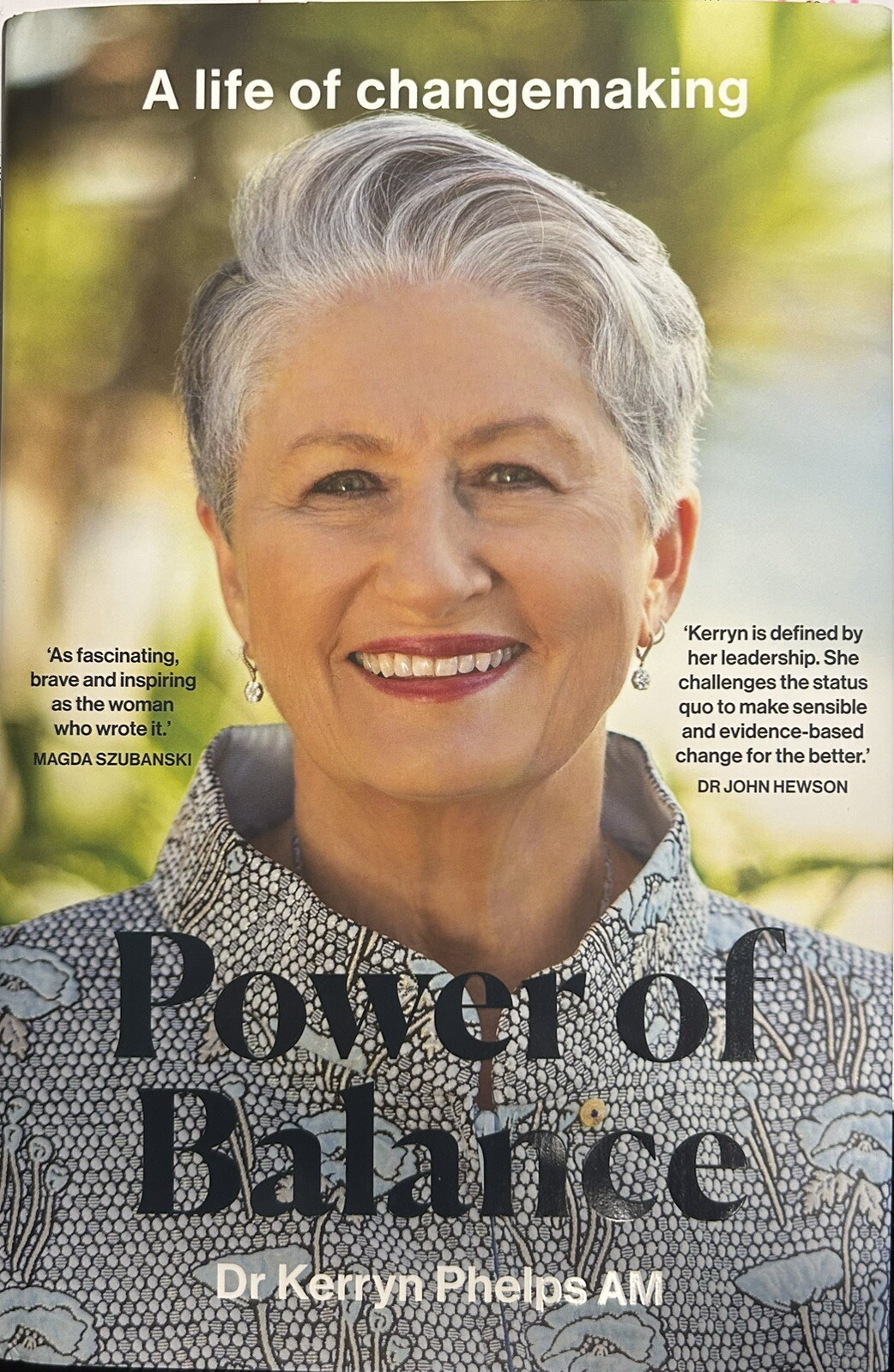 Power of Balance By Kerryn Phelps OAM – Hardcover – Free Shipping – Brand New