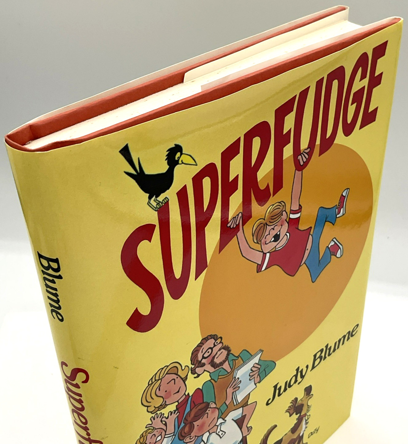 Vintage 1980 Judy Blume Super Fudge Hardcover Book Dust Jacket Doty HC DJ