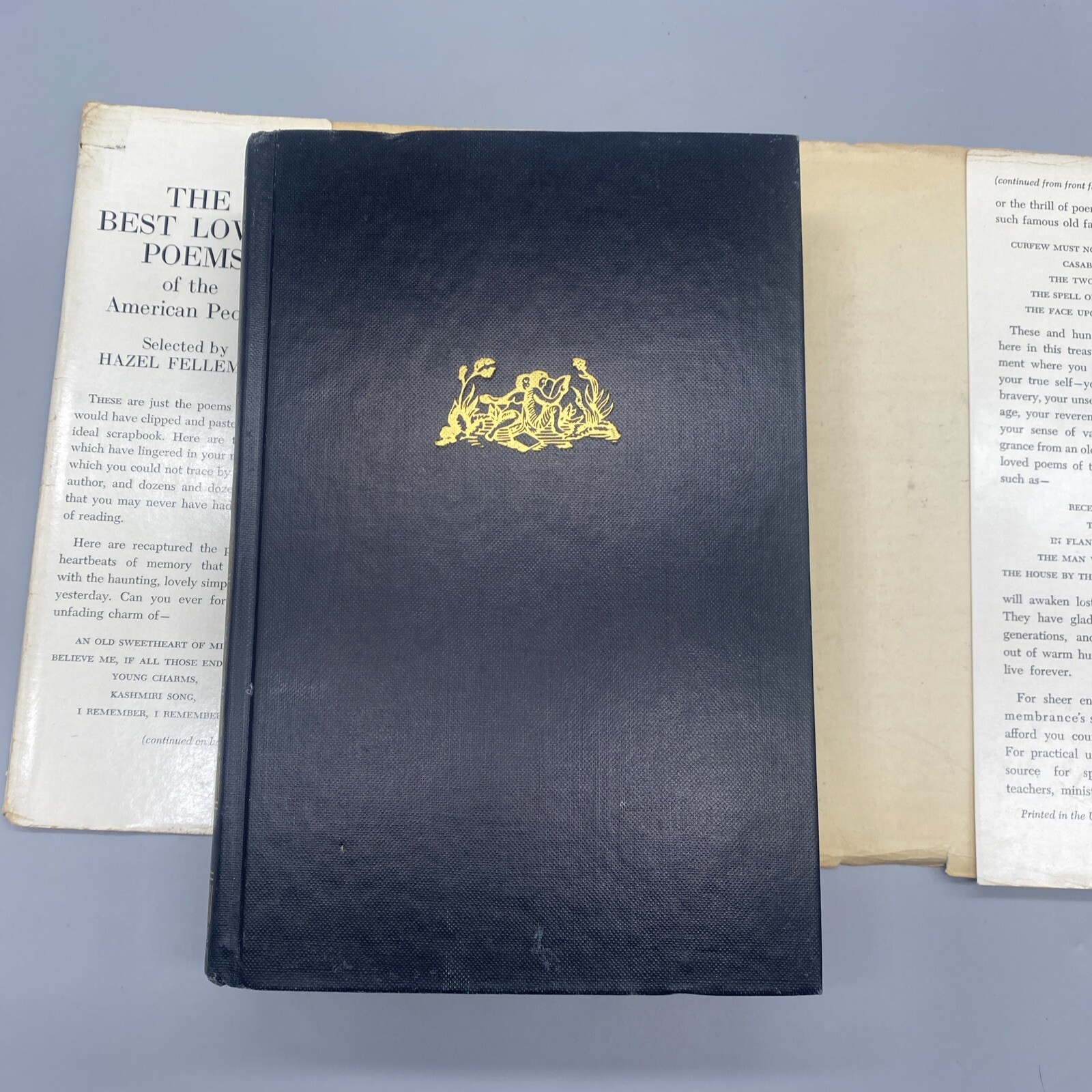 The Best Loved Poems Of The American People selected by Hazel Felleman HC 1936