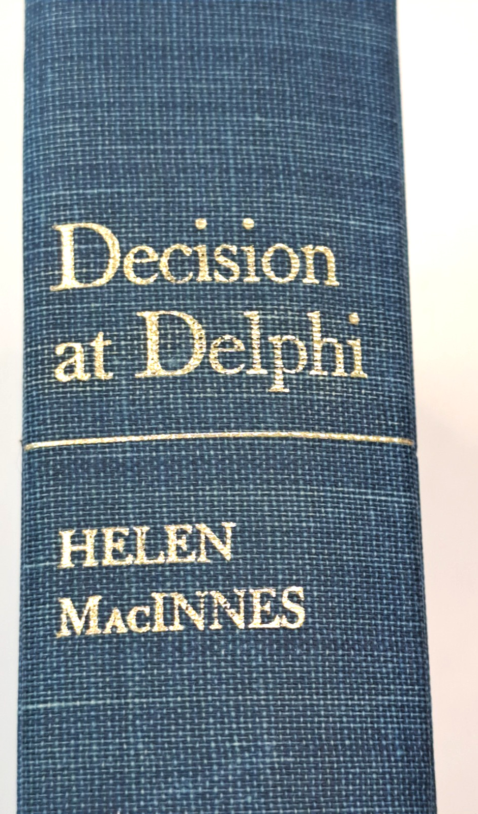 Decision At Delphi: 1960 Harcourt, Brace And Company Hardcover by Helen MacInnes