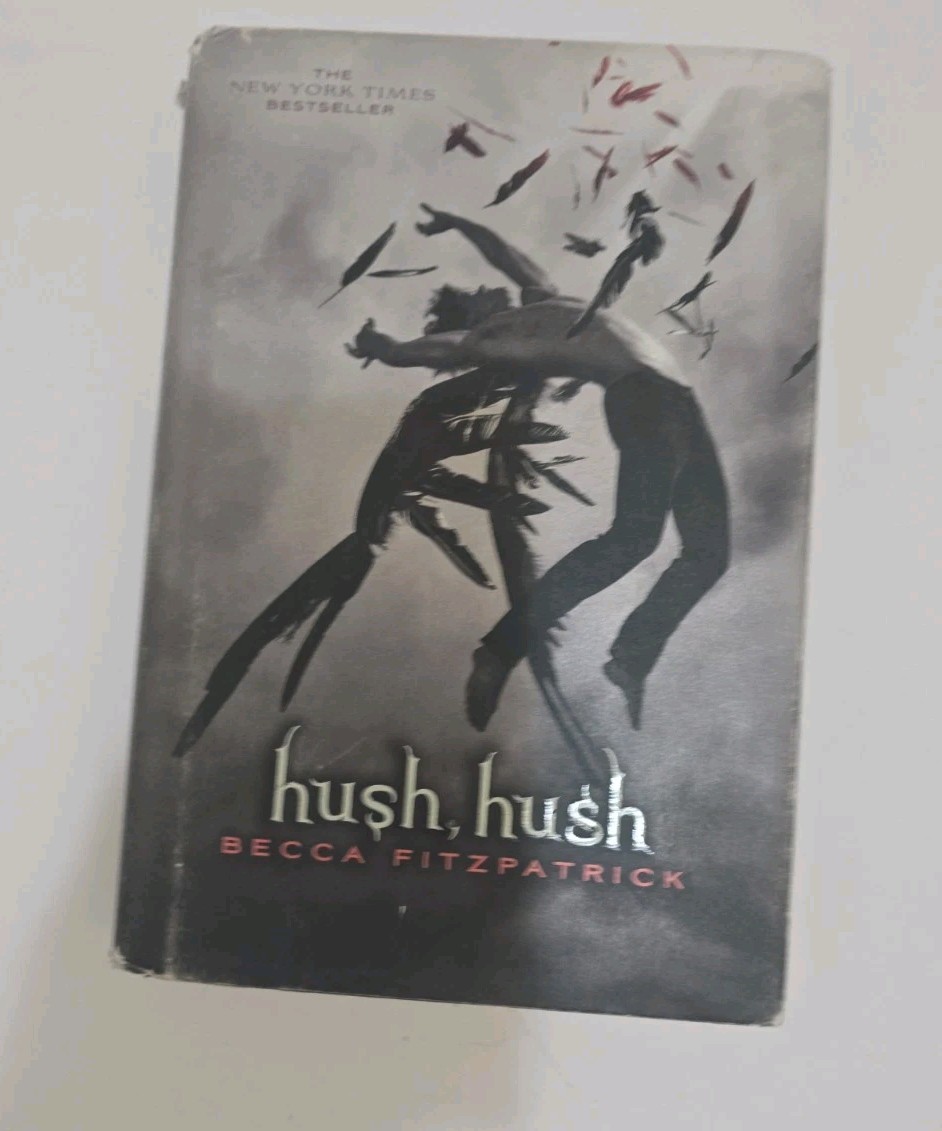 Lot of 4 Writer Becca Fitzpatrick Hush Hush Saga Series 1-4 Dust Cover Hardback
