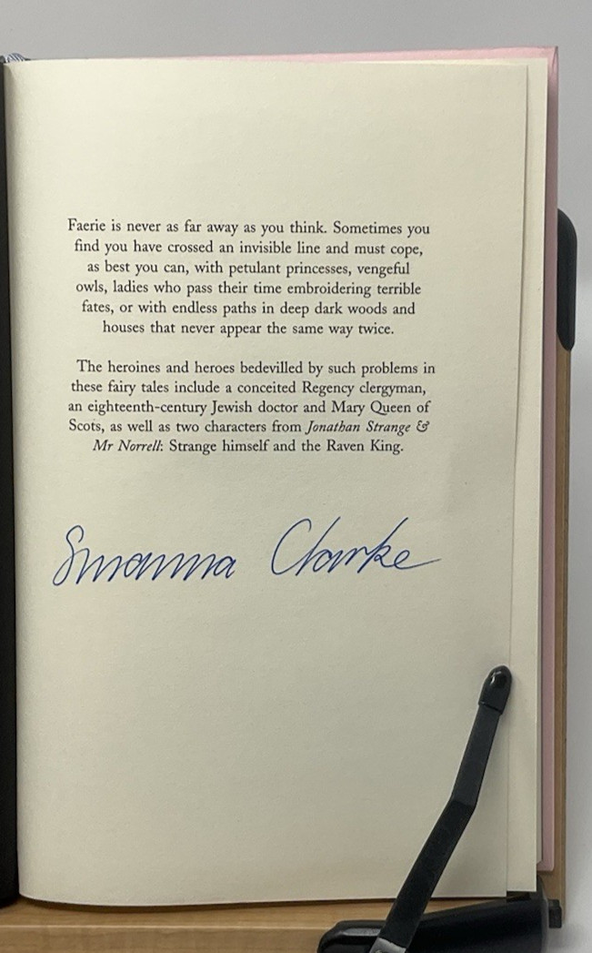 Signed The Ladies of Grace Adieu Susanna Clarke 2006 Hardcover Slipcase VG C3