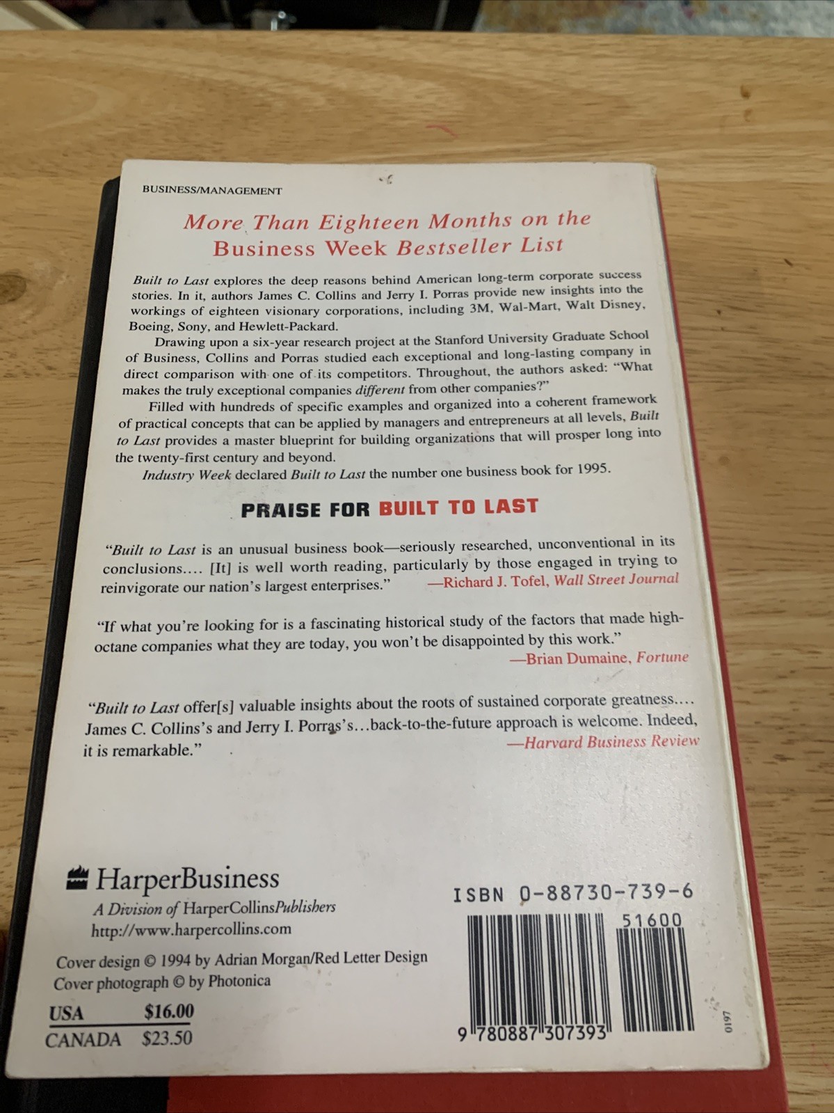 Jim Collins Built To Last & Good To Great Book Lot